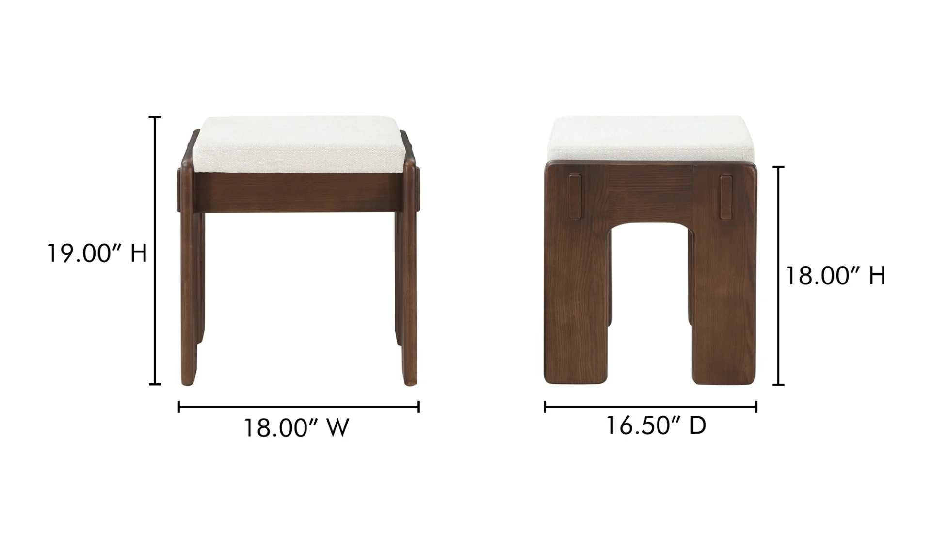 Ashby Stool - Brown - Image 7