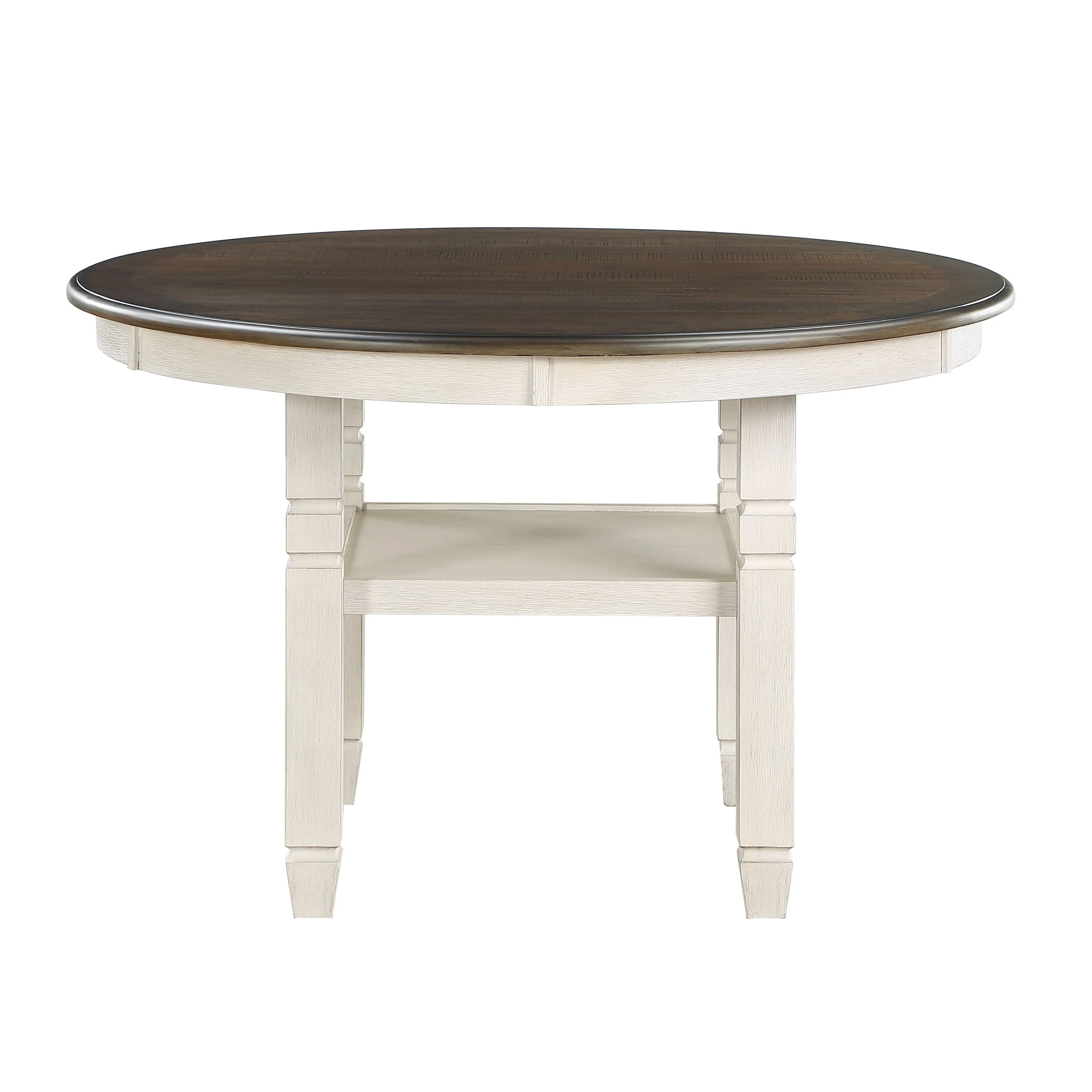 Asher Antique White/Brown Dining Set - Image 3