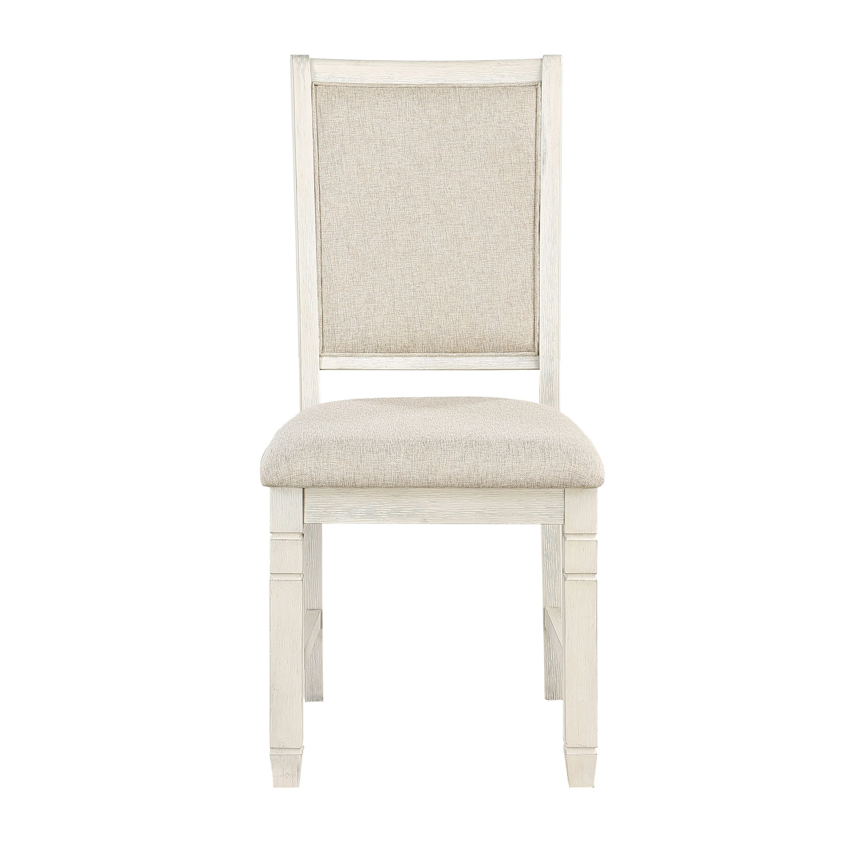 Asher Antique White/Brown Dining Set - Image 6