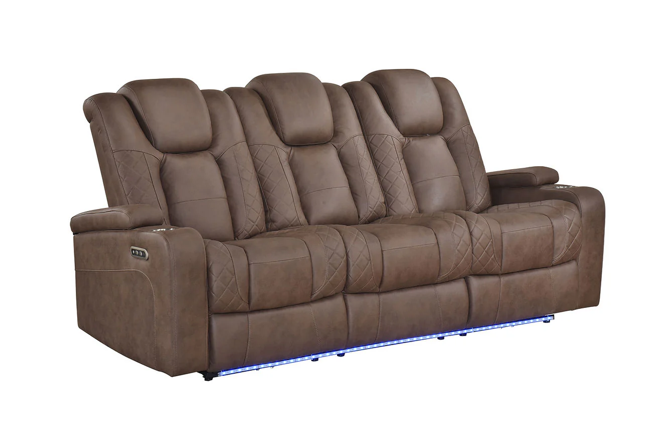 Ashley Brown 3-Piece Power Reclining Living Room Set - Image 8