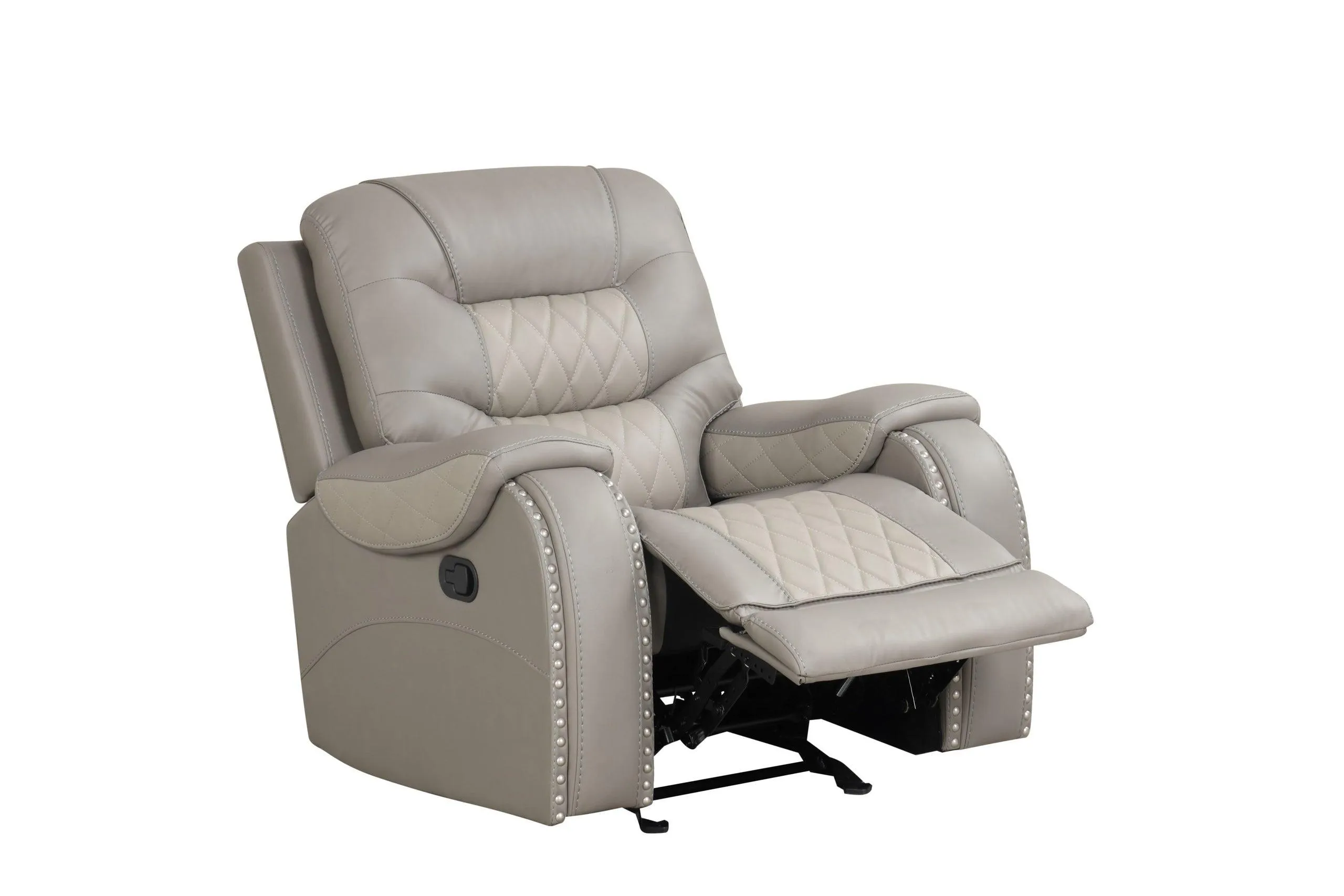 Ashley Gray 3-Piece Reclining Living Room Set - Image 5
