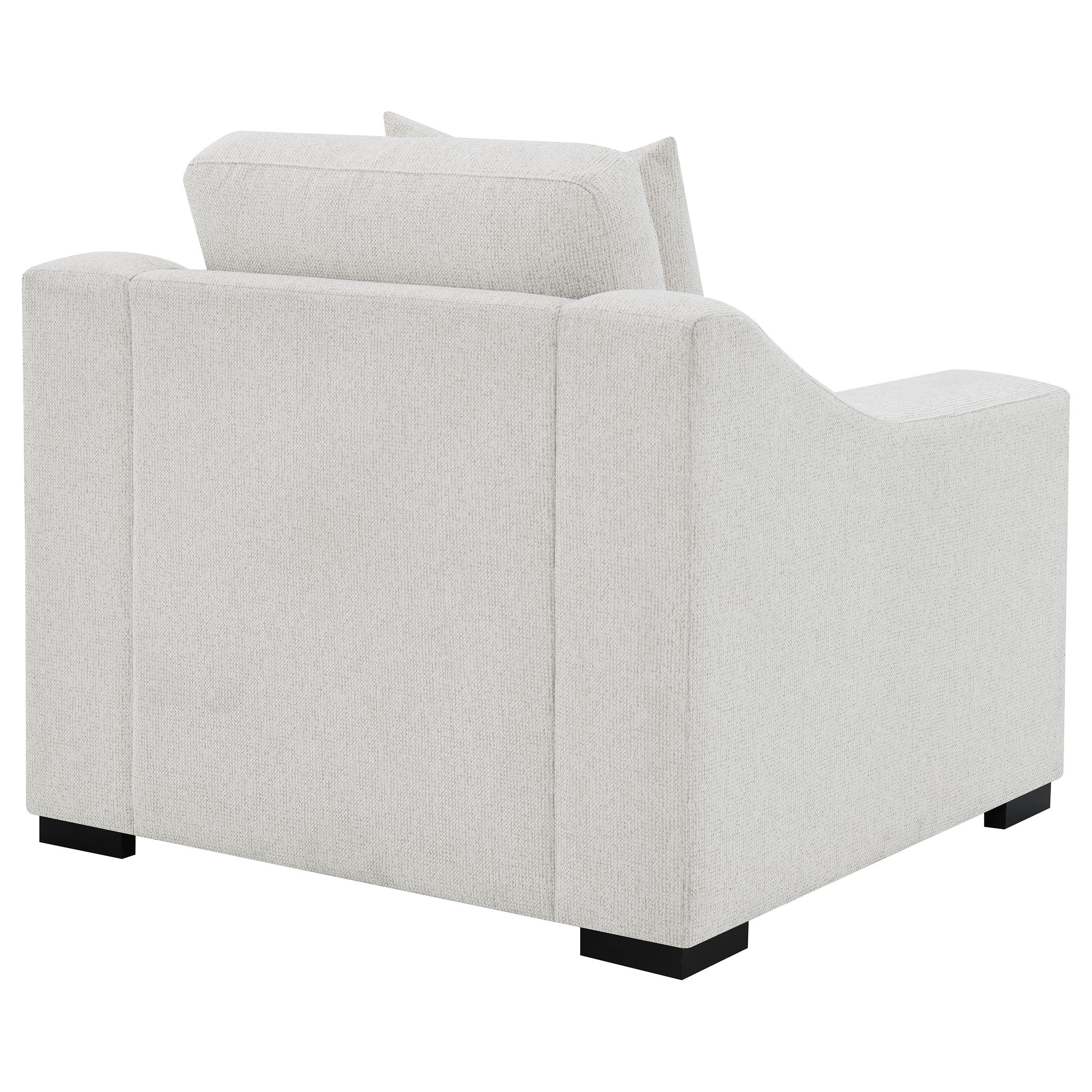 Ashlyn Sand 3-Piece Upholstered Track Arm Living Room Set - Image 7