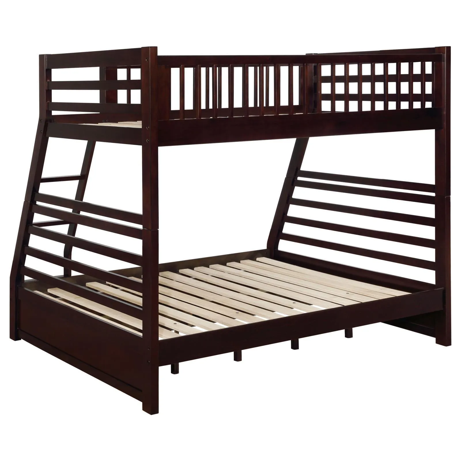 Ashton Cappuccino Twin over Full 2-Drawer Bunk Bed - Image 4