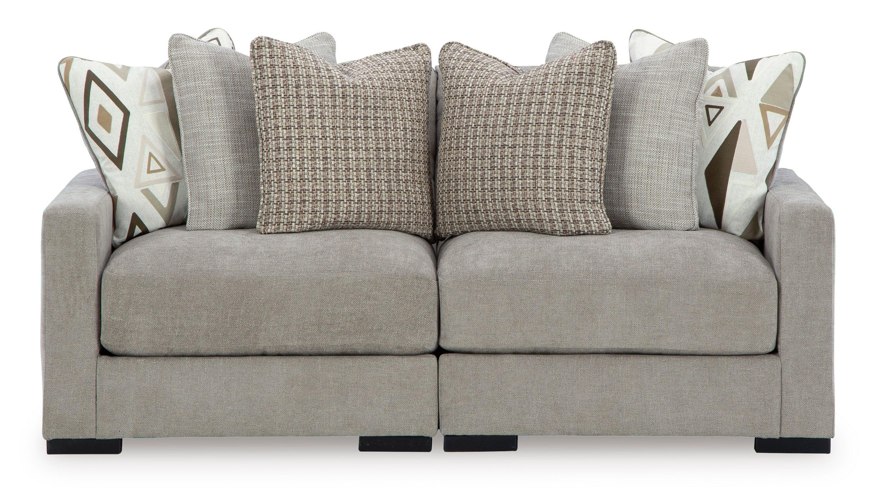 Aslan Court Pebble Modular Sofa and Loveseat - Image 11