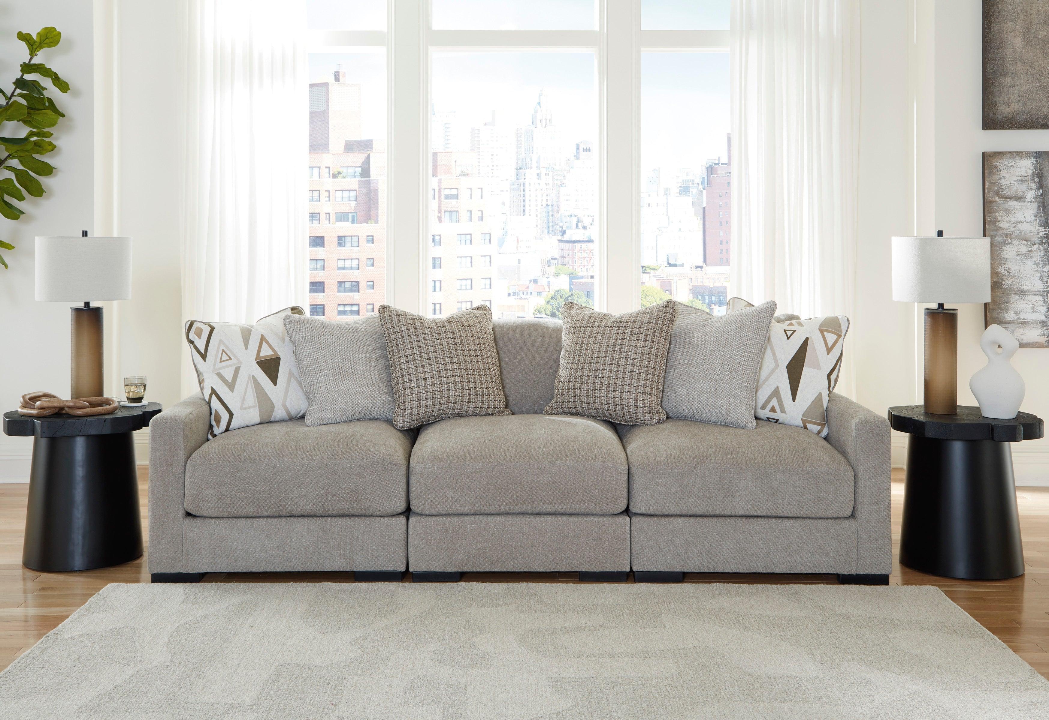 Aslan Court Pebble Modular Sofa and Loveseat - Image 2