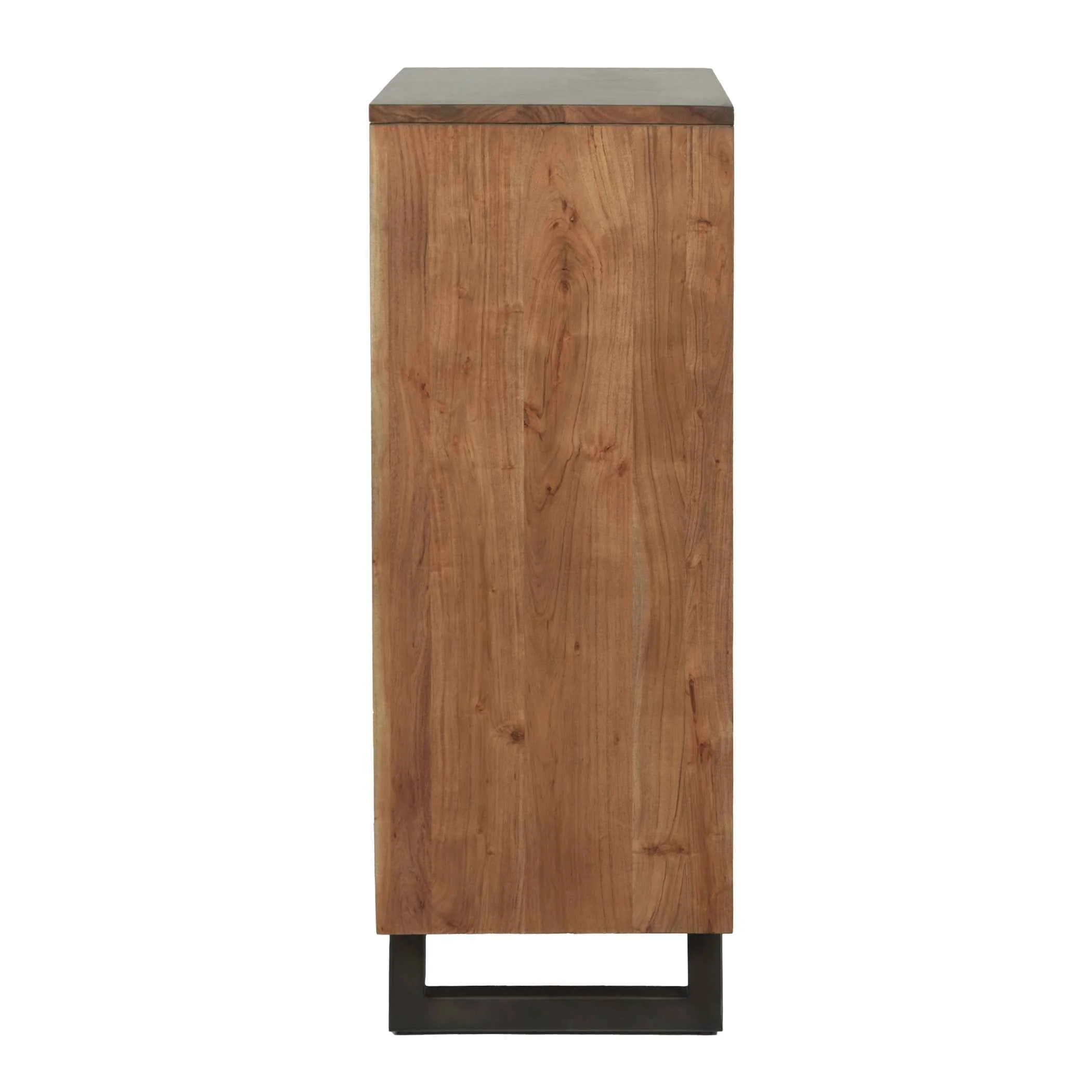Aspen 34" Tall Chest in Smoked Acacia - Image 6