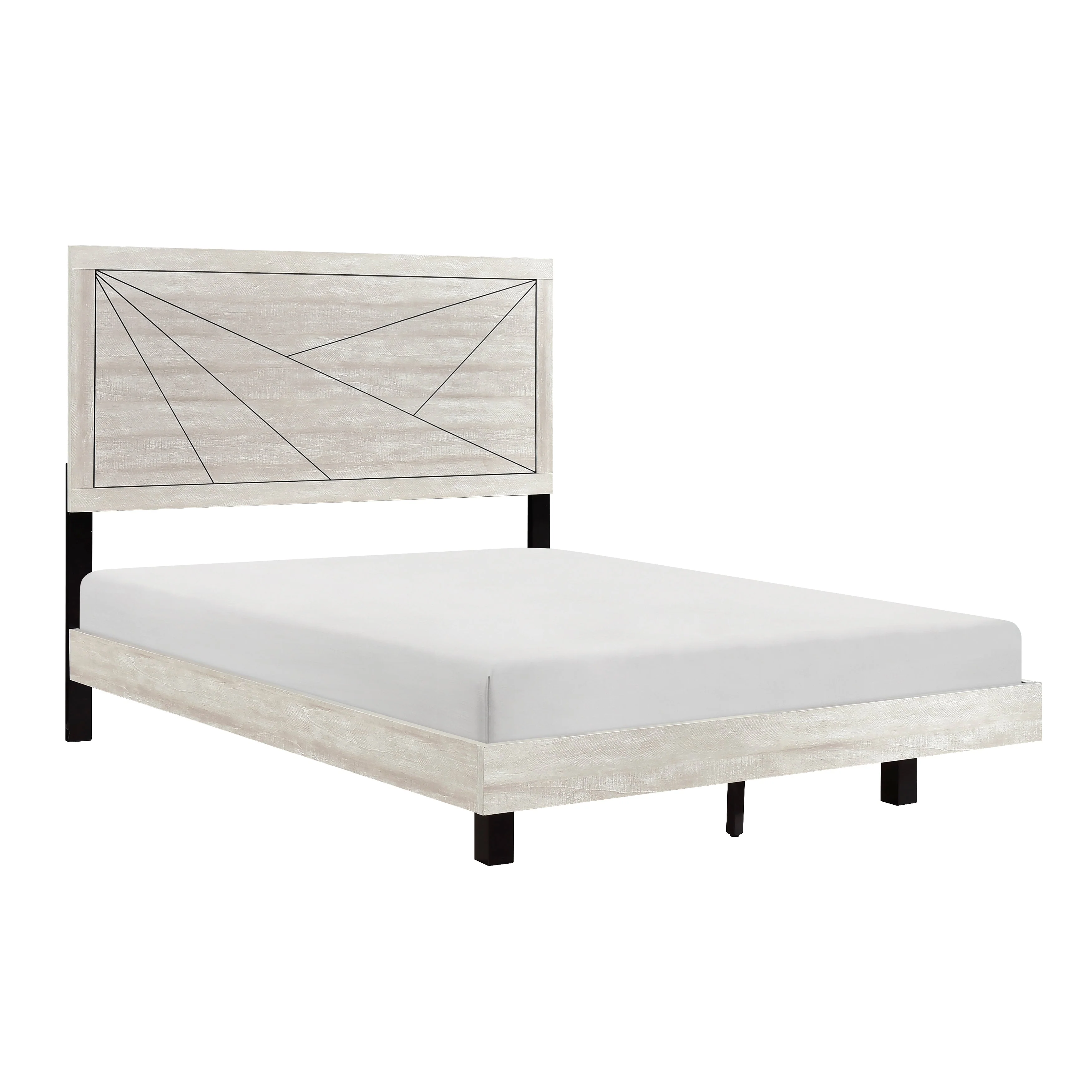 Aspen Gray Oak Eastern King Bed - Image 3