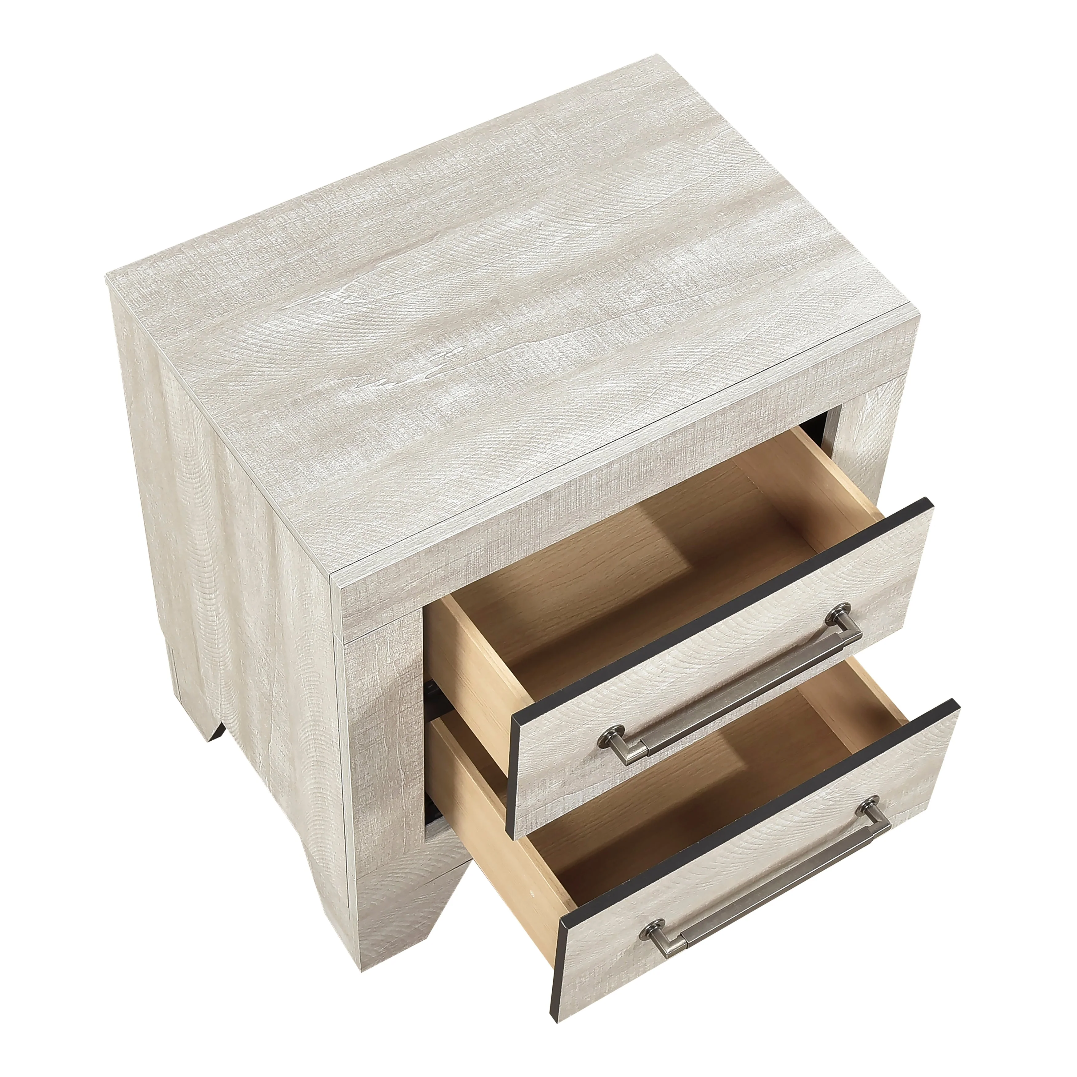 Aspen Gray Oak Nightstand - Image 3