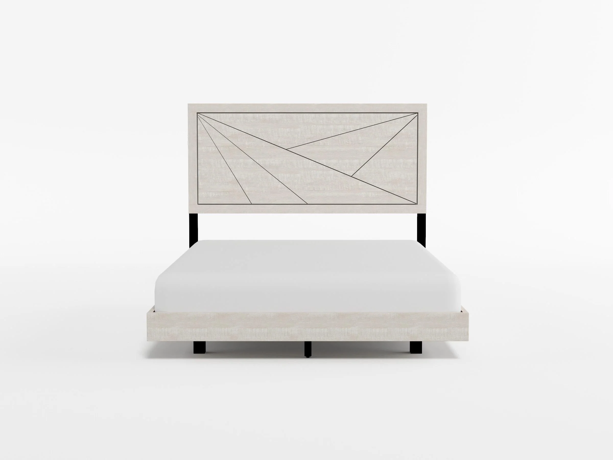 Aspen Gray Oak Queen Bed - Image 10