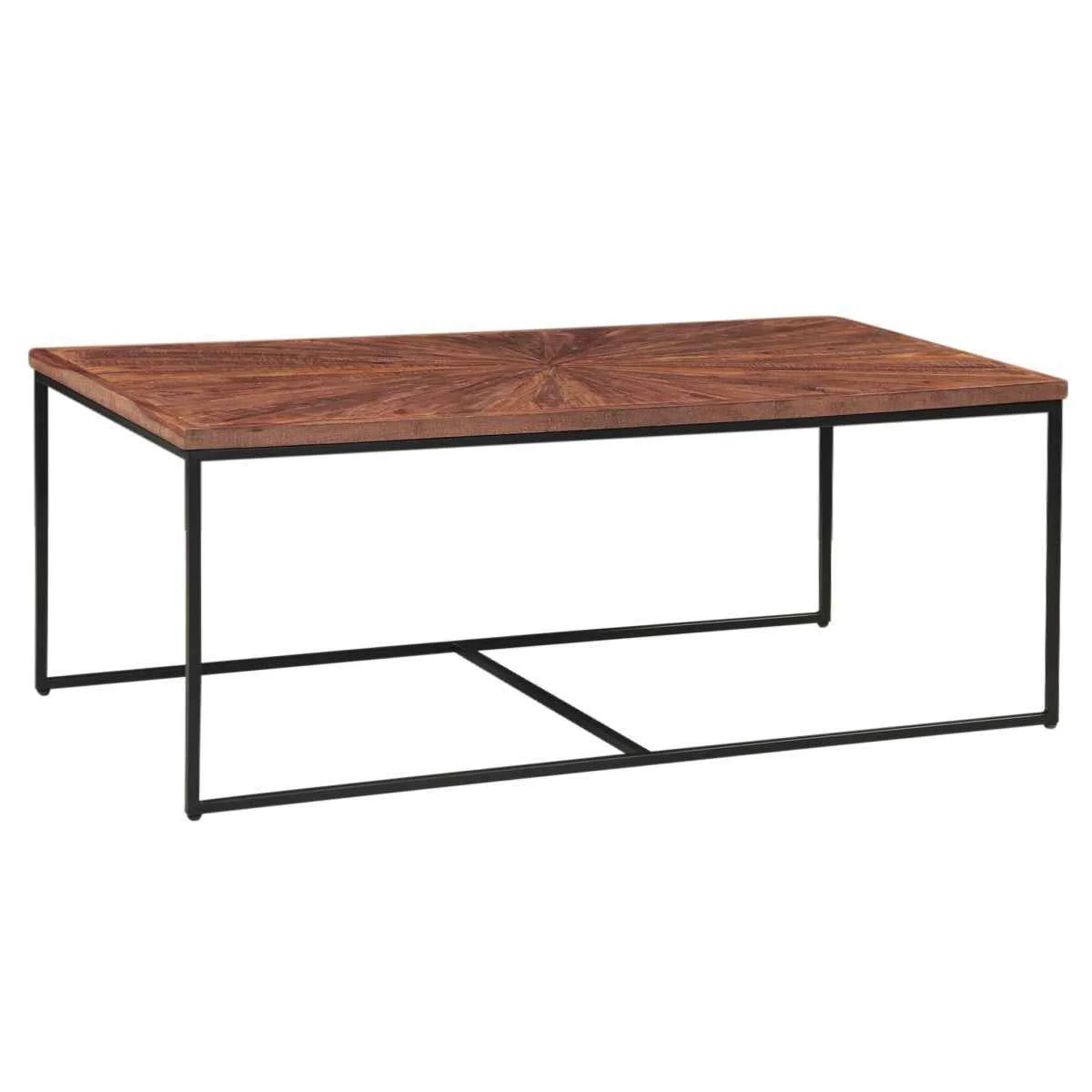 Aster 47" Nesting Coffee Tables in Sunburst Brownstone - Image 3