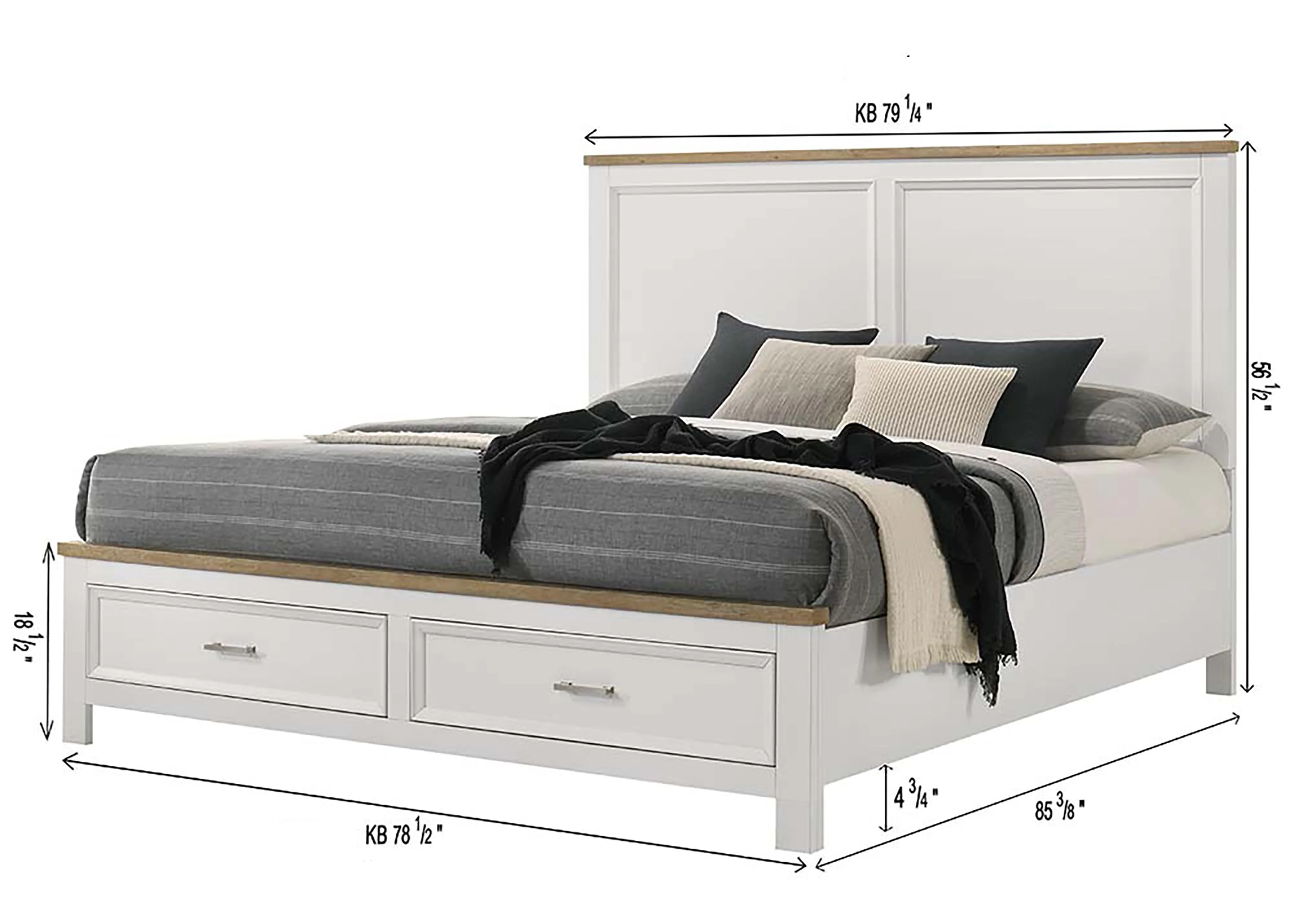 Aston White Storage Bedroom Set - Image 17