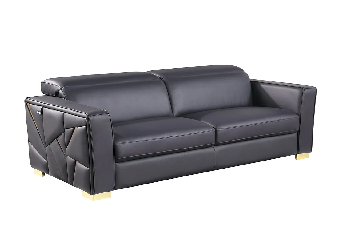 Astra Dark Navy Living Room Set - Image 3