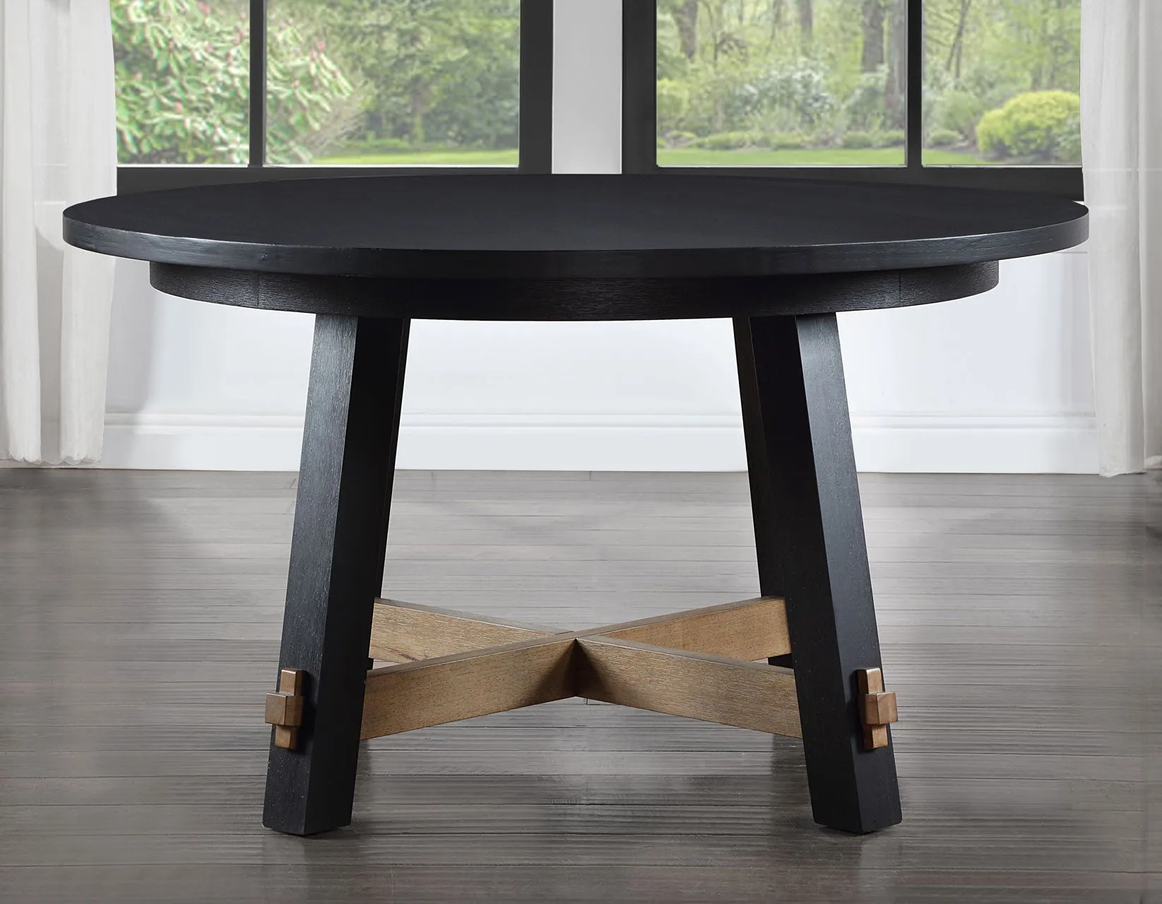 Aubrey 5-Piece 54″ Round Dining Table Set - Image 2
