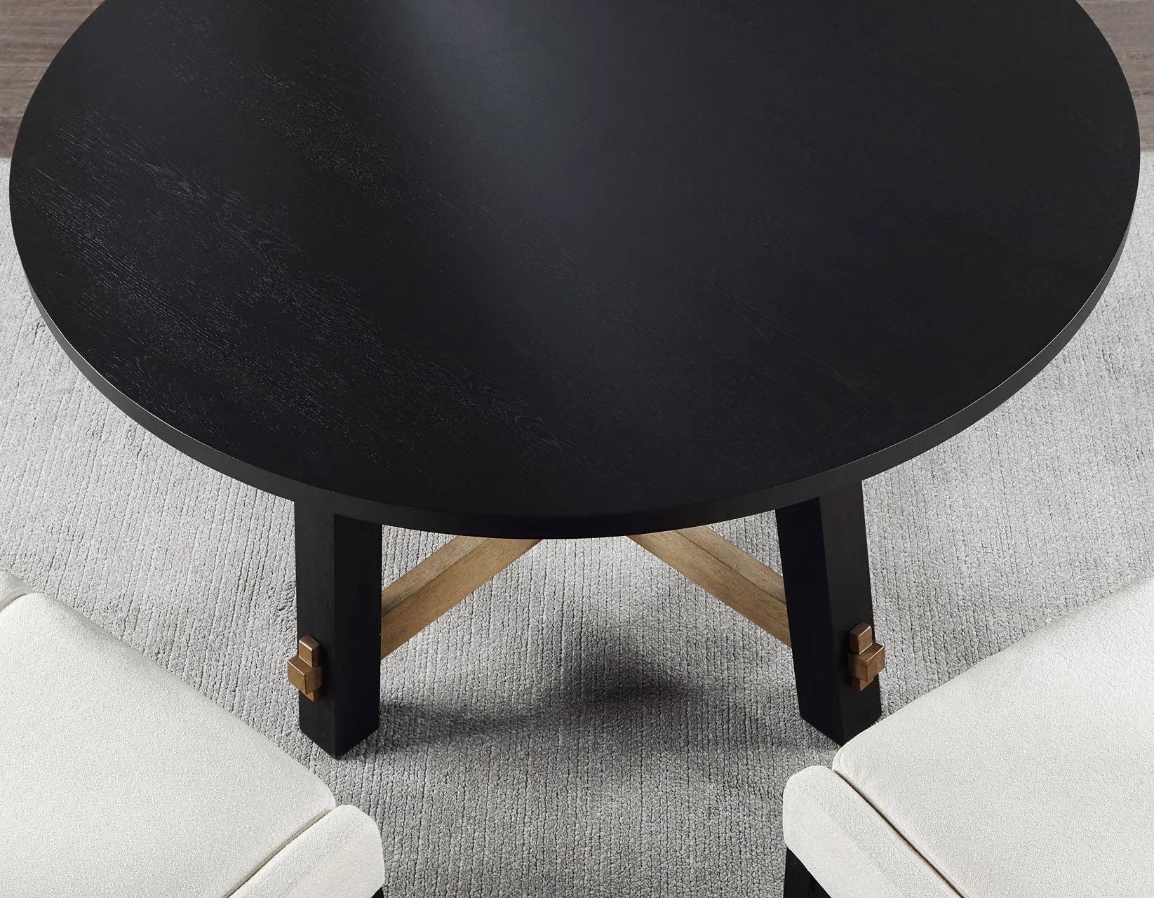 Aubrey 5-Piece 54″ Round Dining Table Set - Image 8