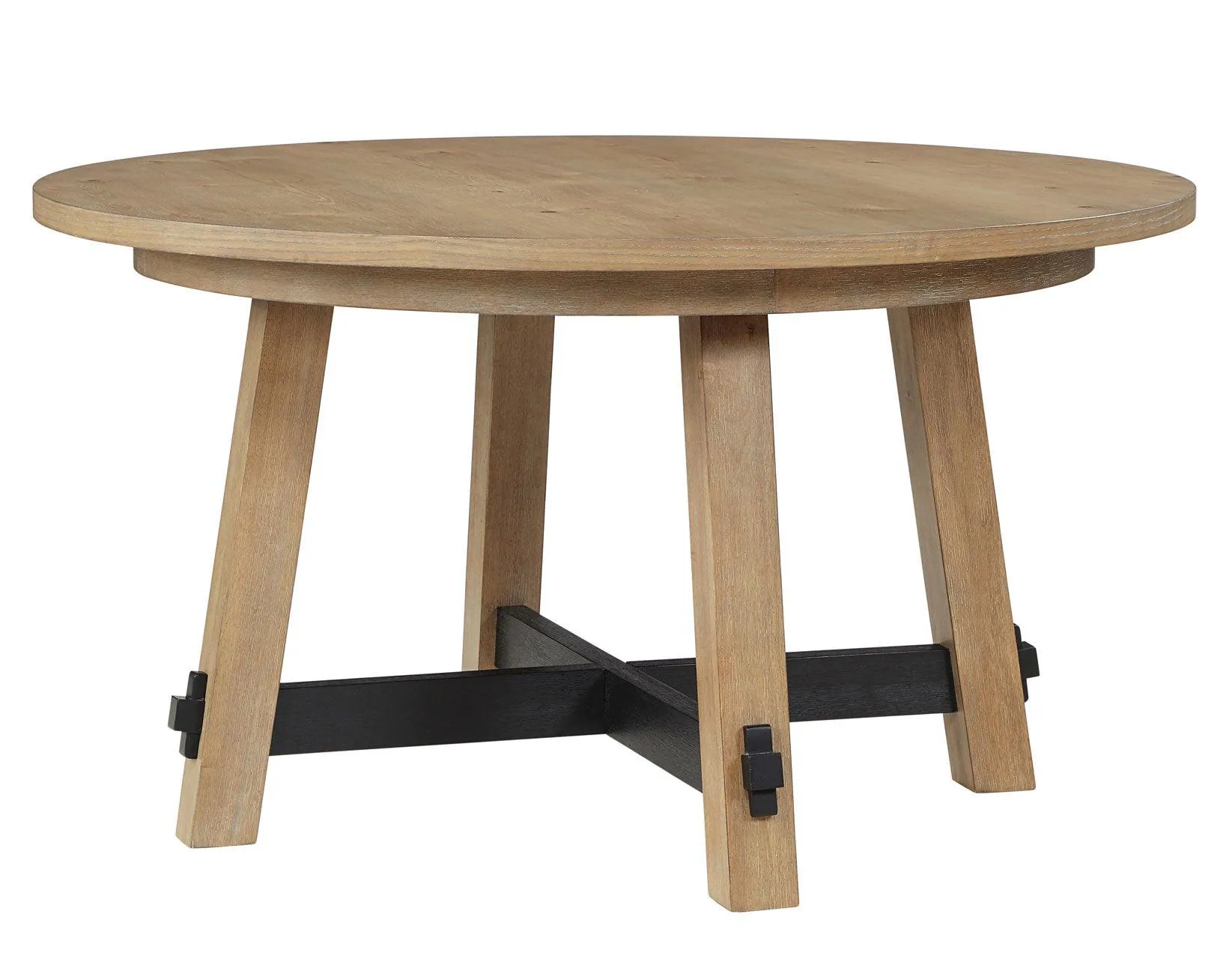 Aubrey 5-Piece 54″ Round Dining Table Set, Driftwood - Image 6