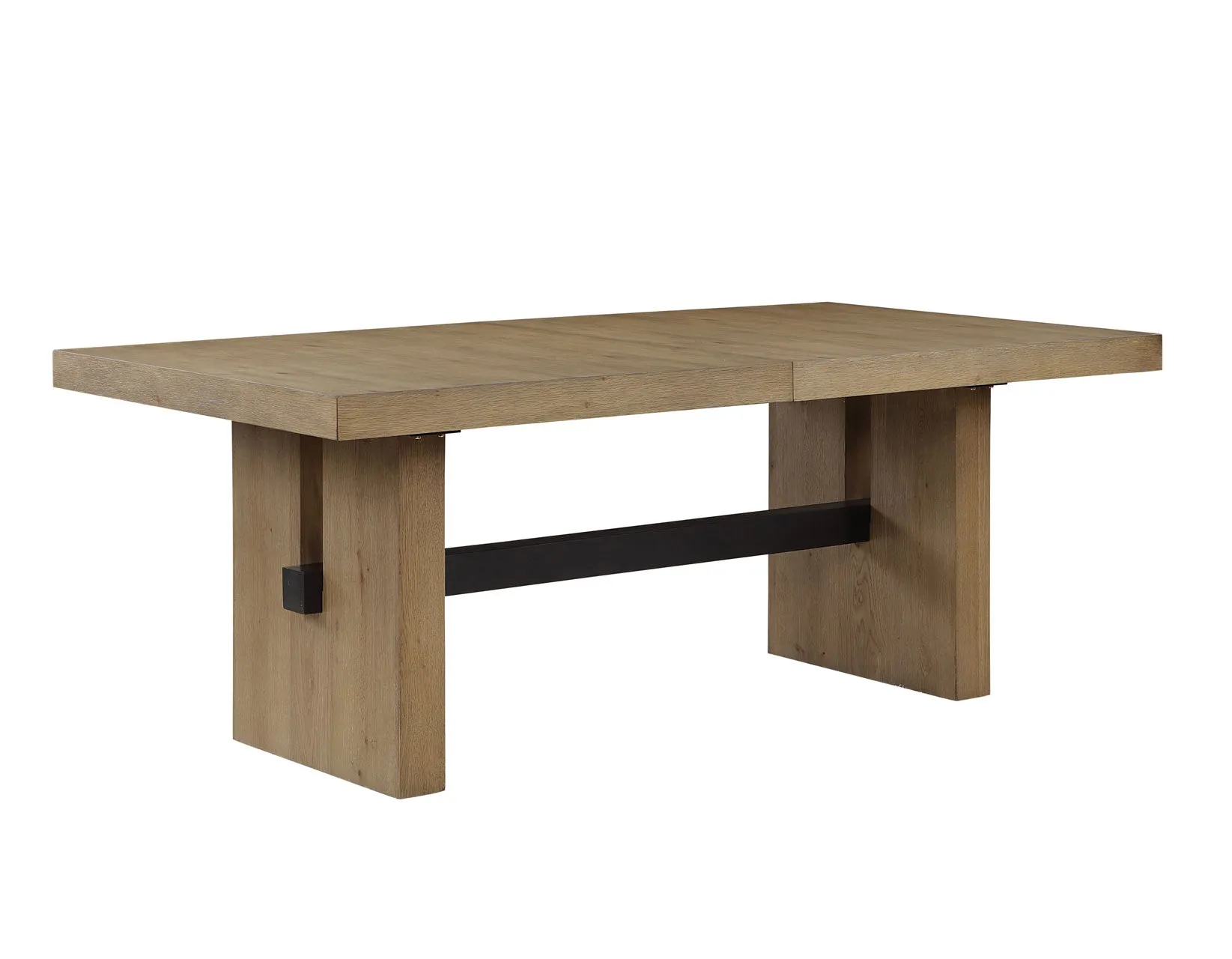 Aubrey 78-96″ Table w/18-inch Leaf, Waxed Driftwood - Image 6