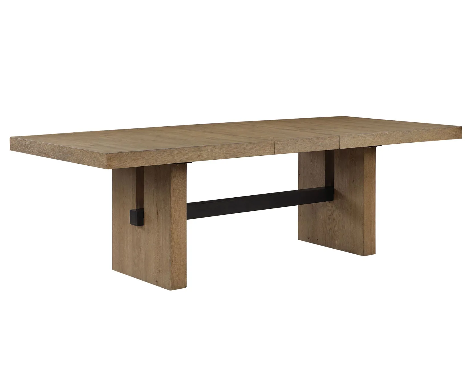 Aubrey 78-96″ Table w/18-inch Leaf, Waxed Driftwood - Image 8