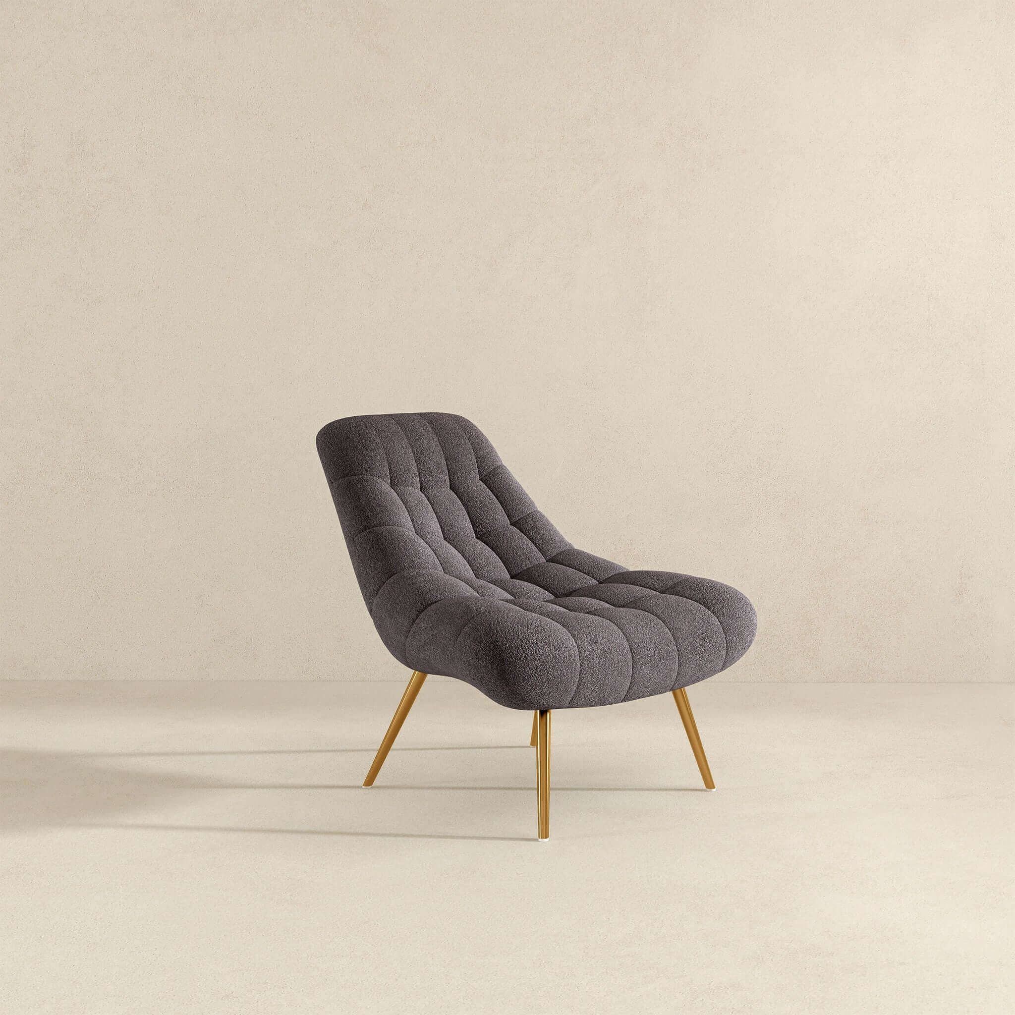 Aubrey French Boucle Lounge Chair - Image 4
