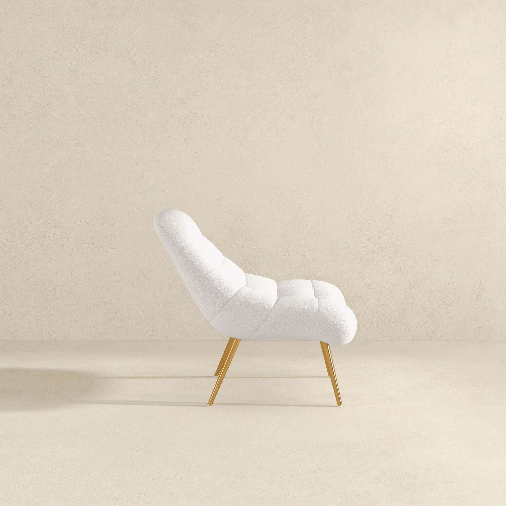 Aubrey French Boucle Lounge Chair - Image 4