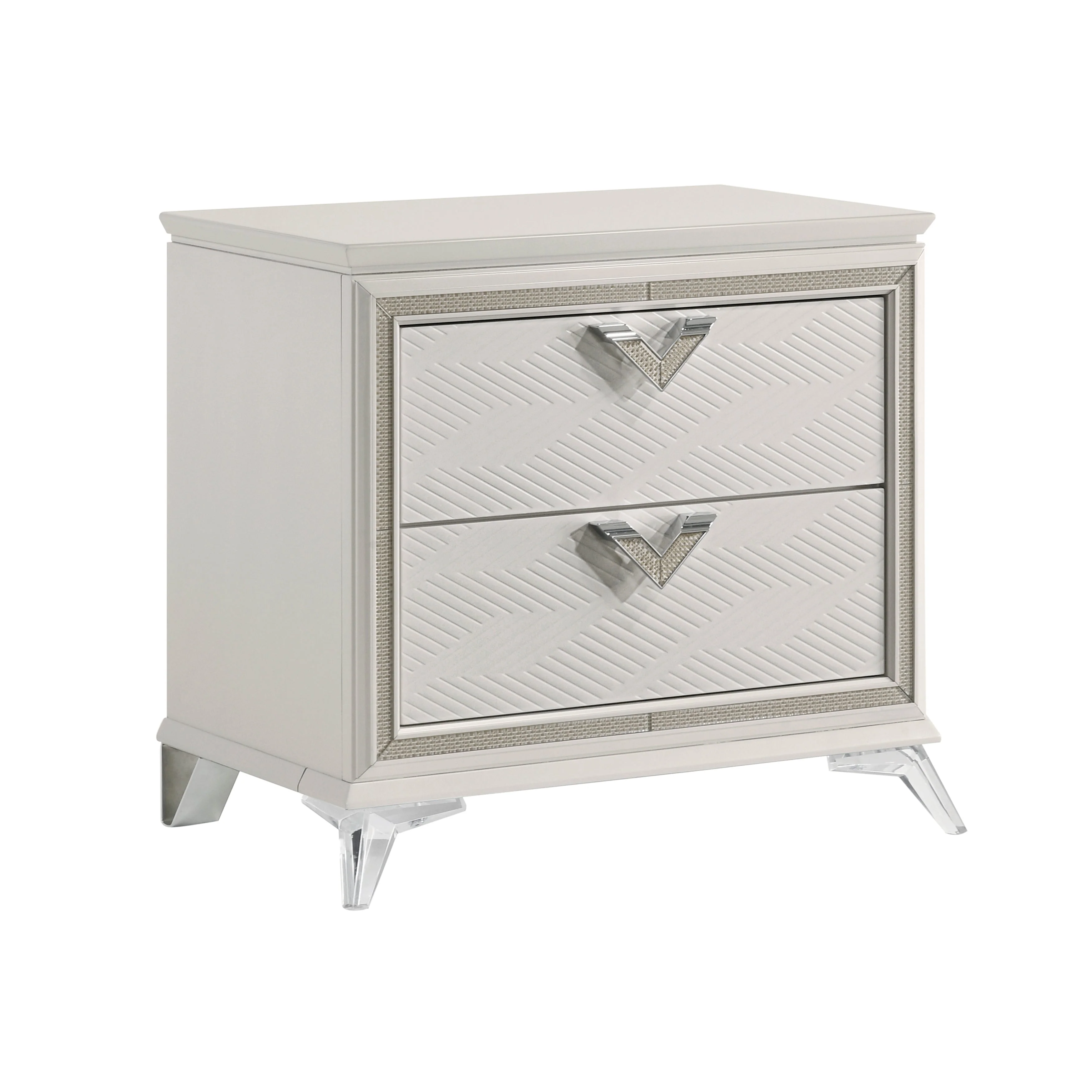 Audra White Nightstand
