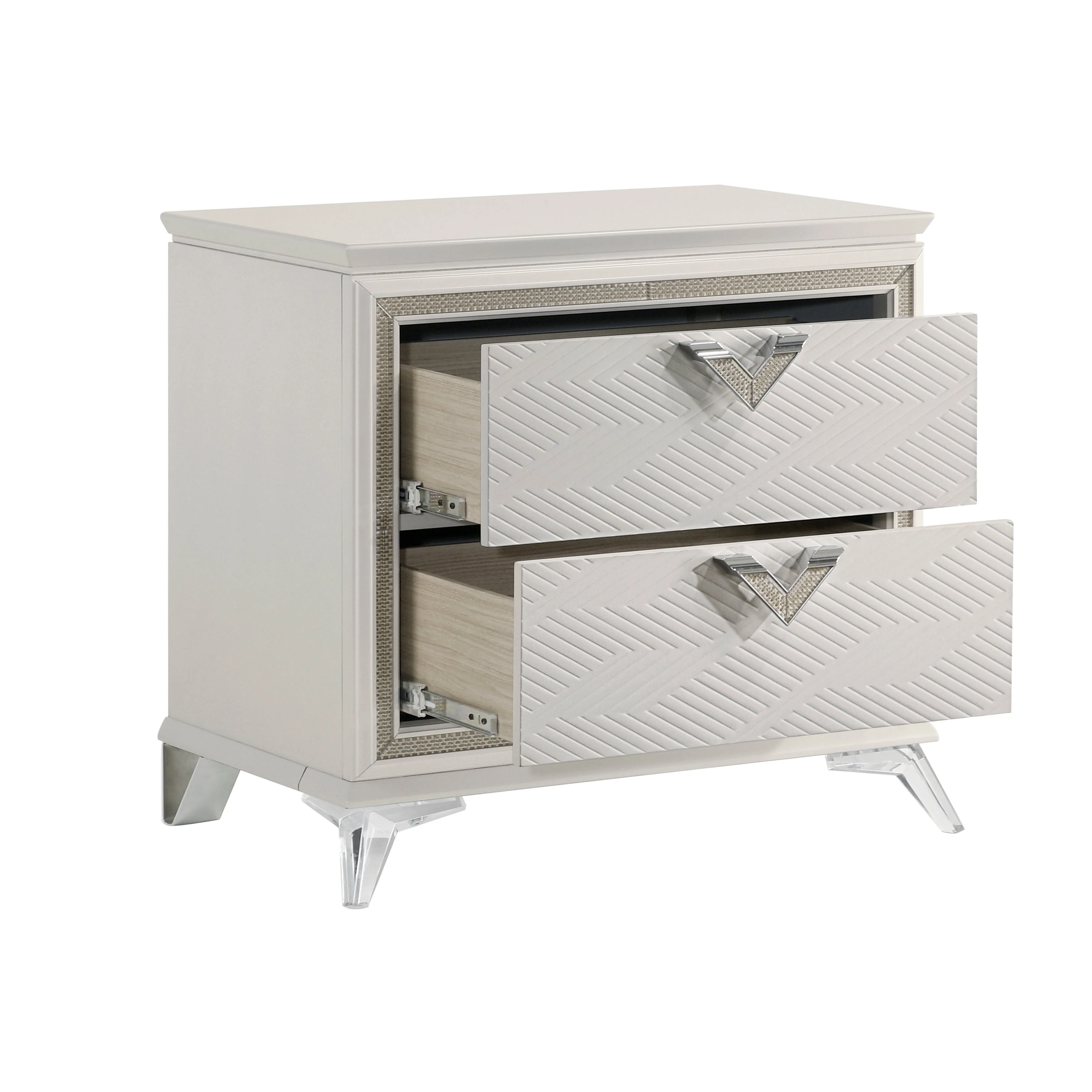 Audra White Nightstand - Image 2