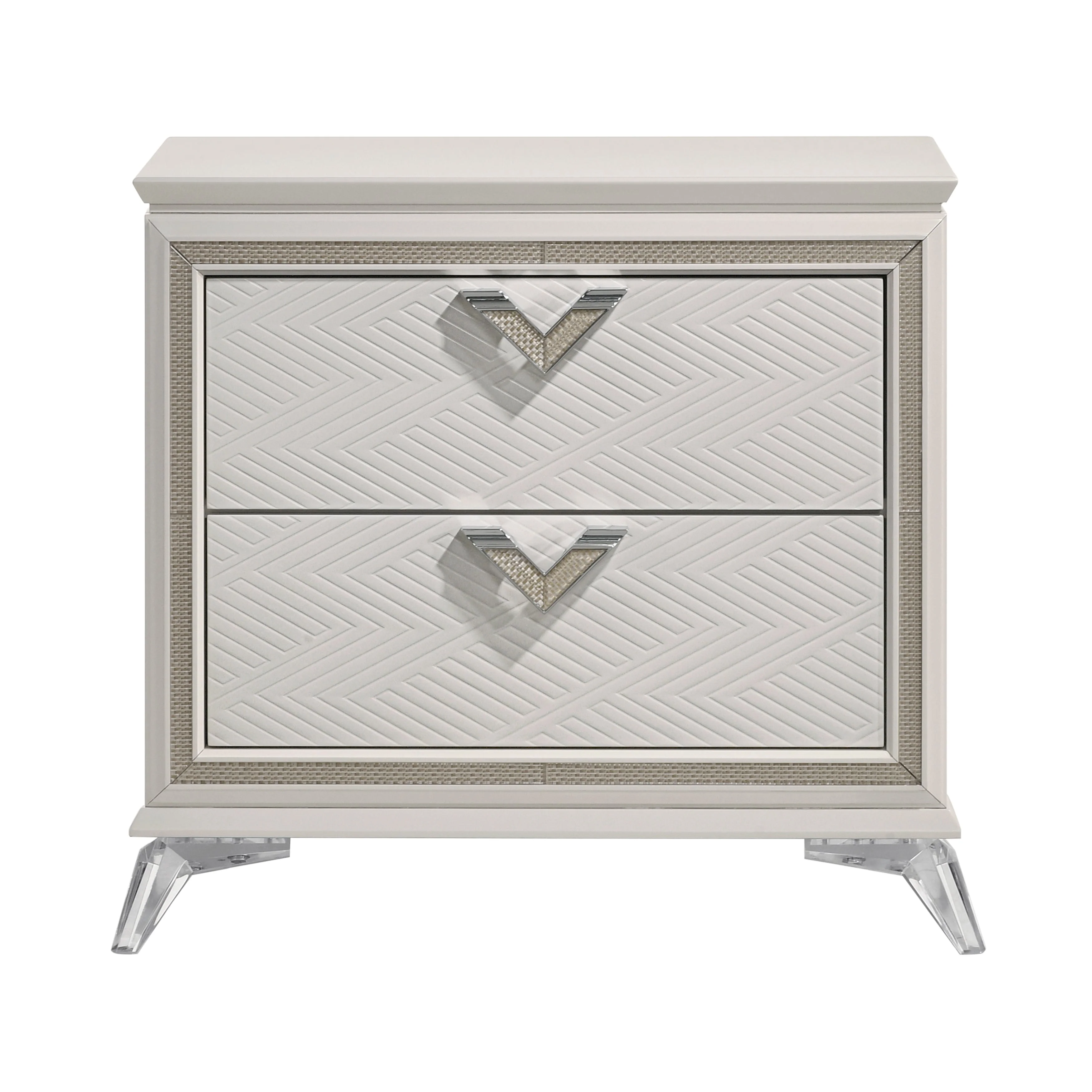 Audra White Nightstand - Image 7