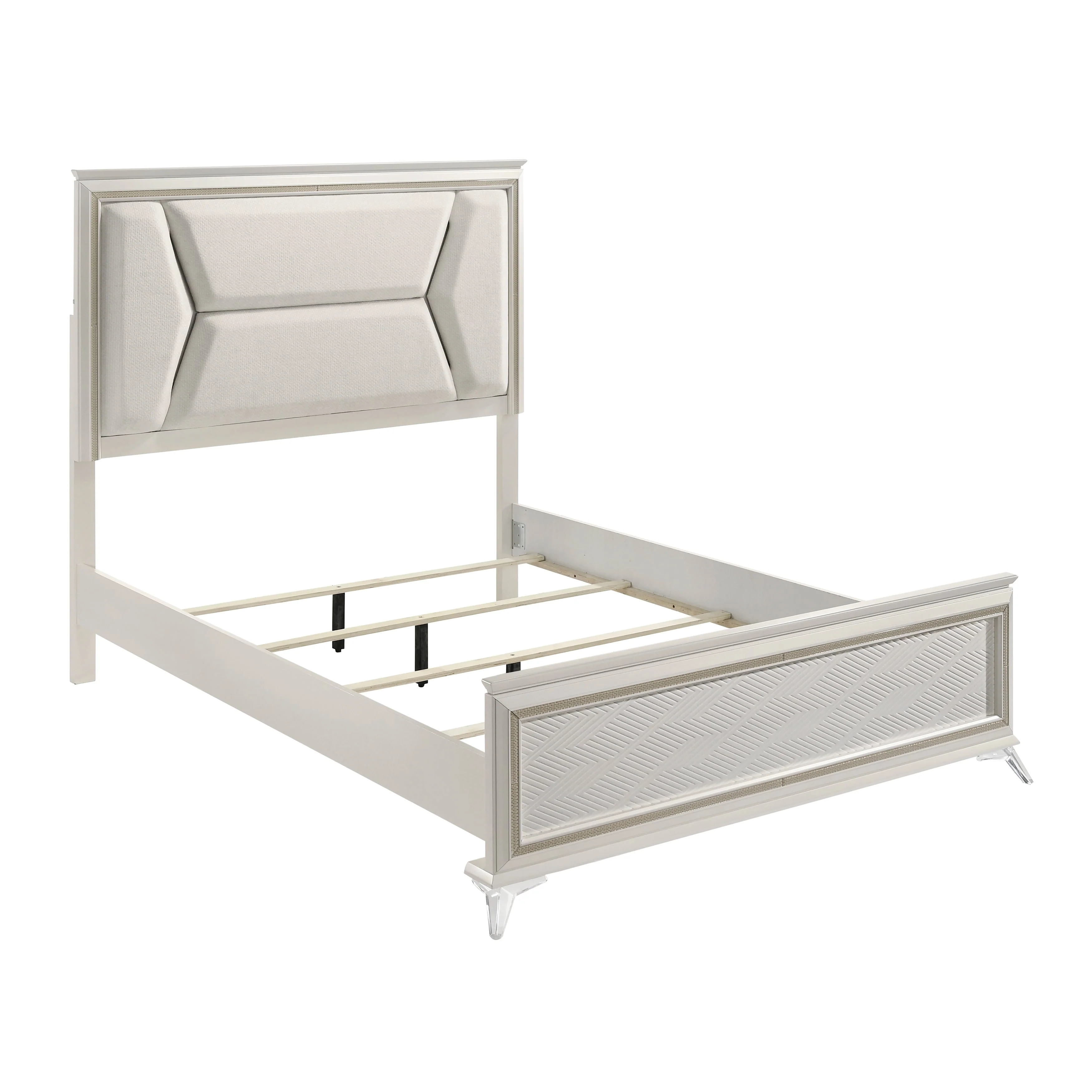 Audra White Panel Bedroom Set - Image 4