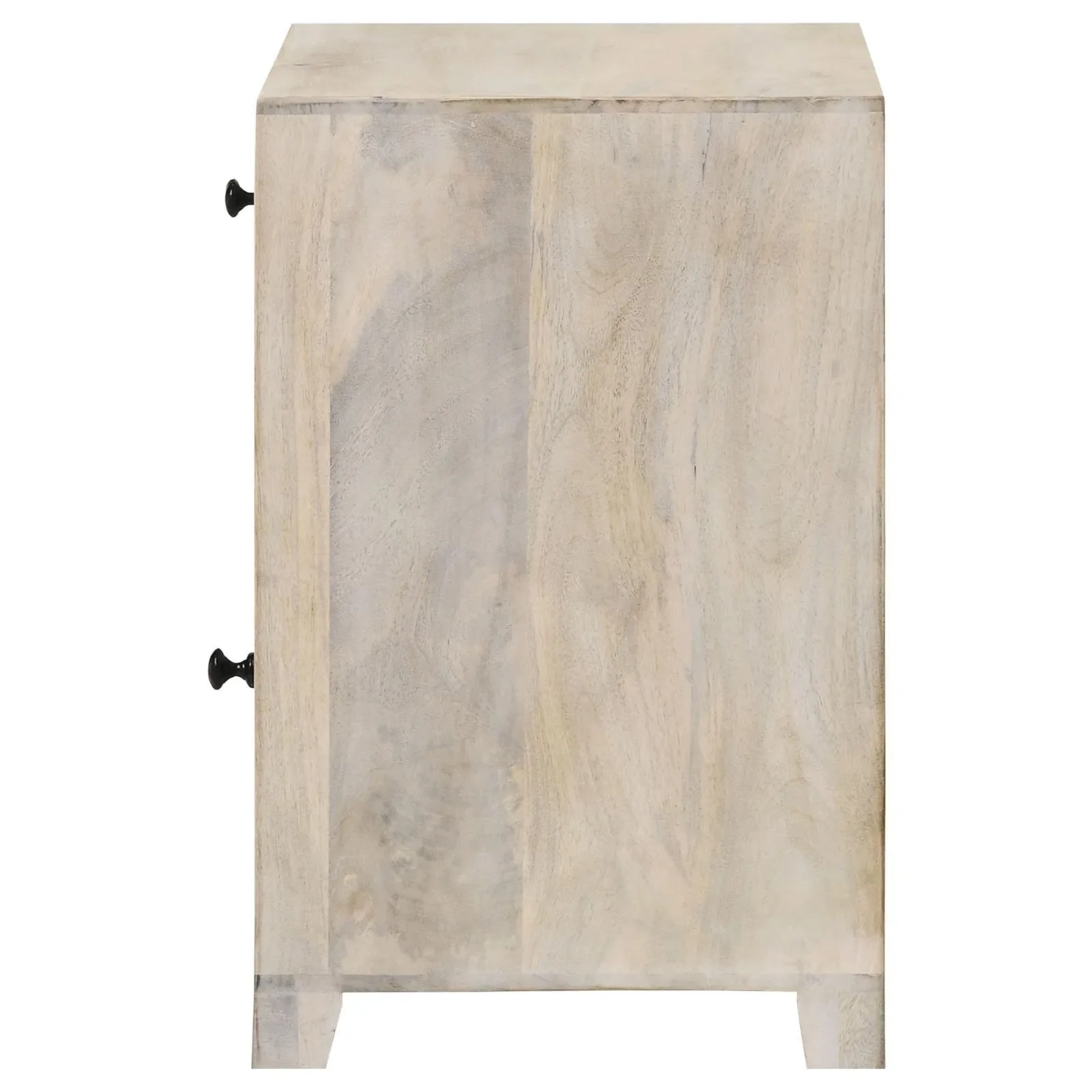 August White Washed 1-Door Accent Cabinet - Image 6