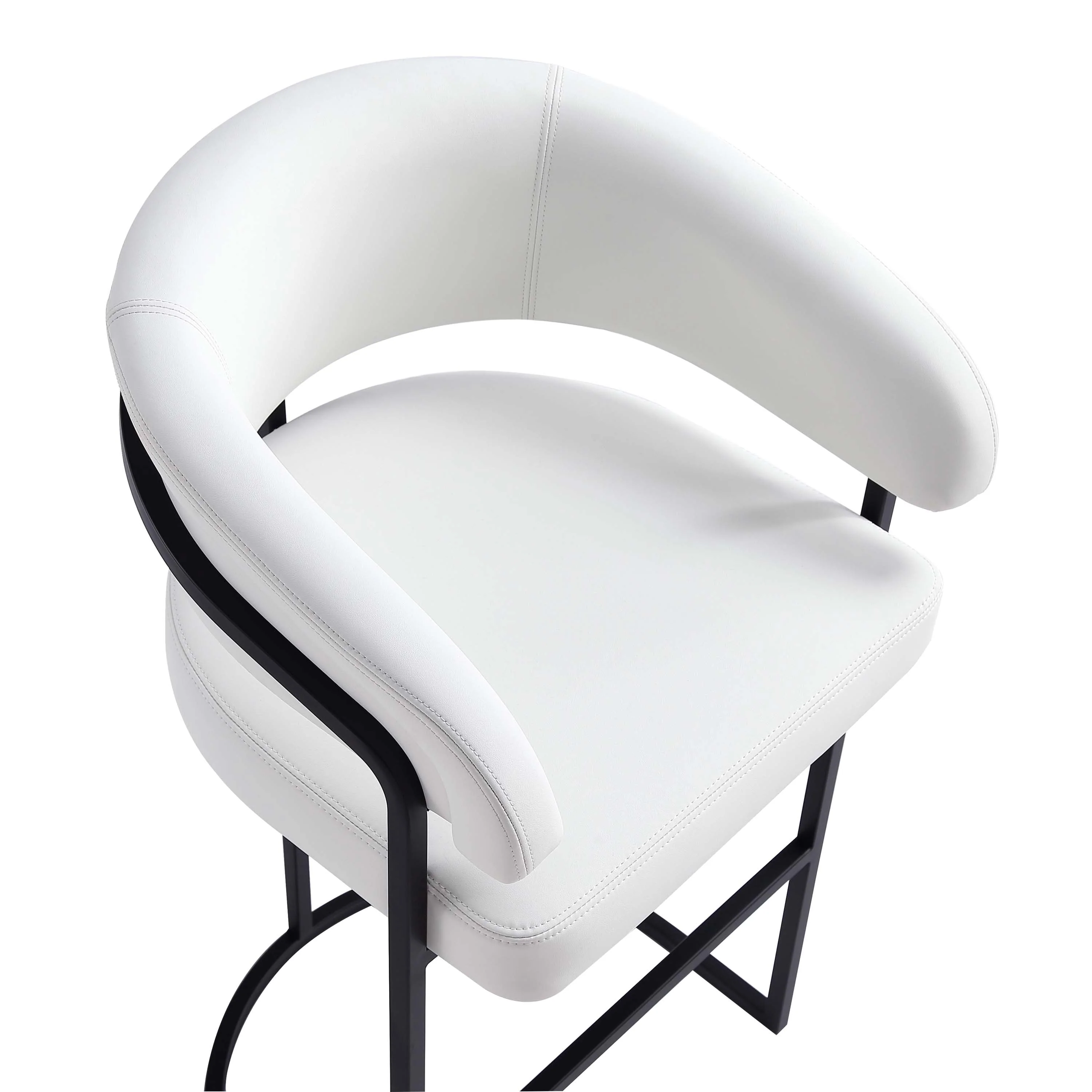 Augusta Barstool in White (set of 3) - Image 5