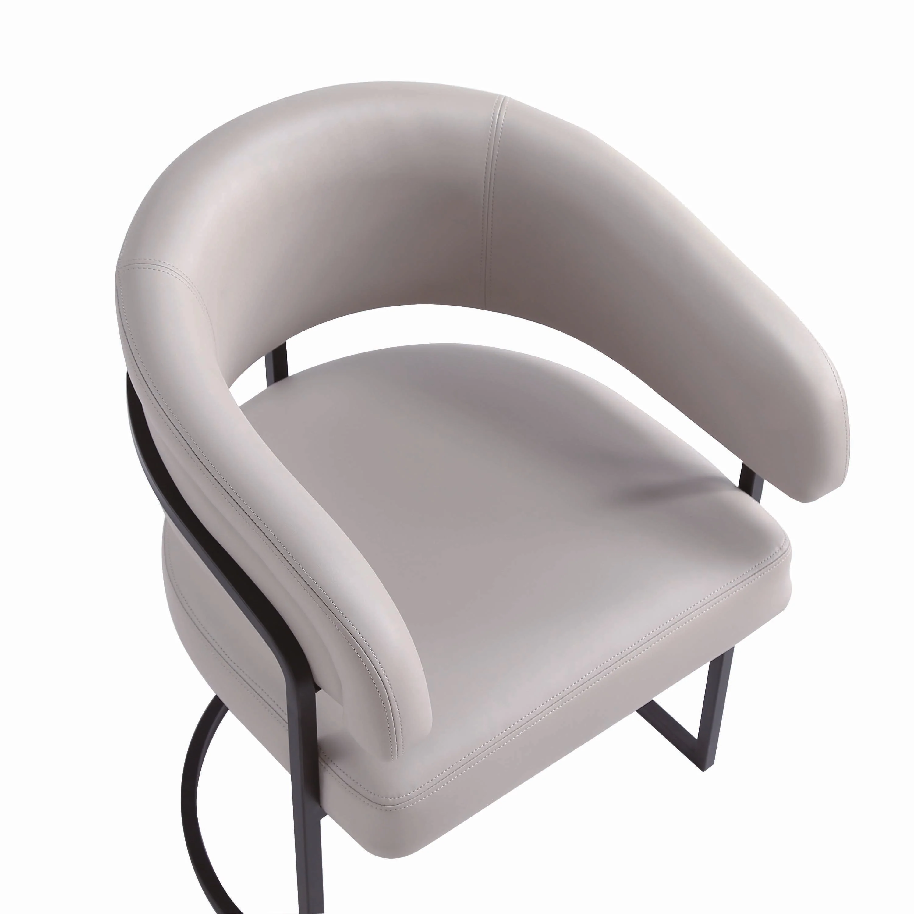 Augusta Dining Chair in Light Grey - Image 5