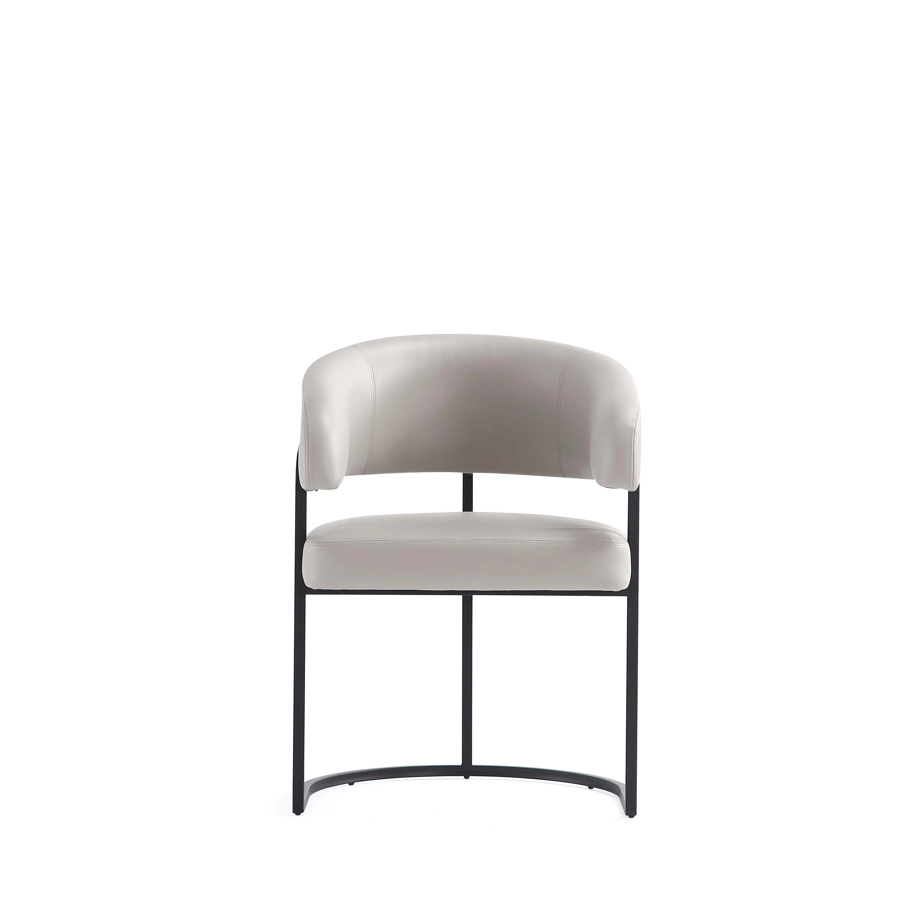 Augusta Dining Chair in Light Grey - Image 6