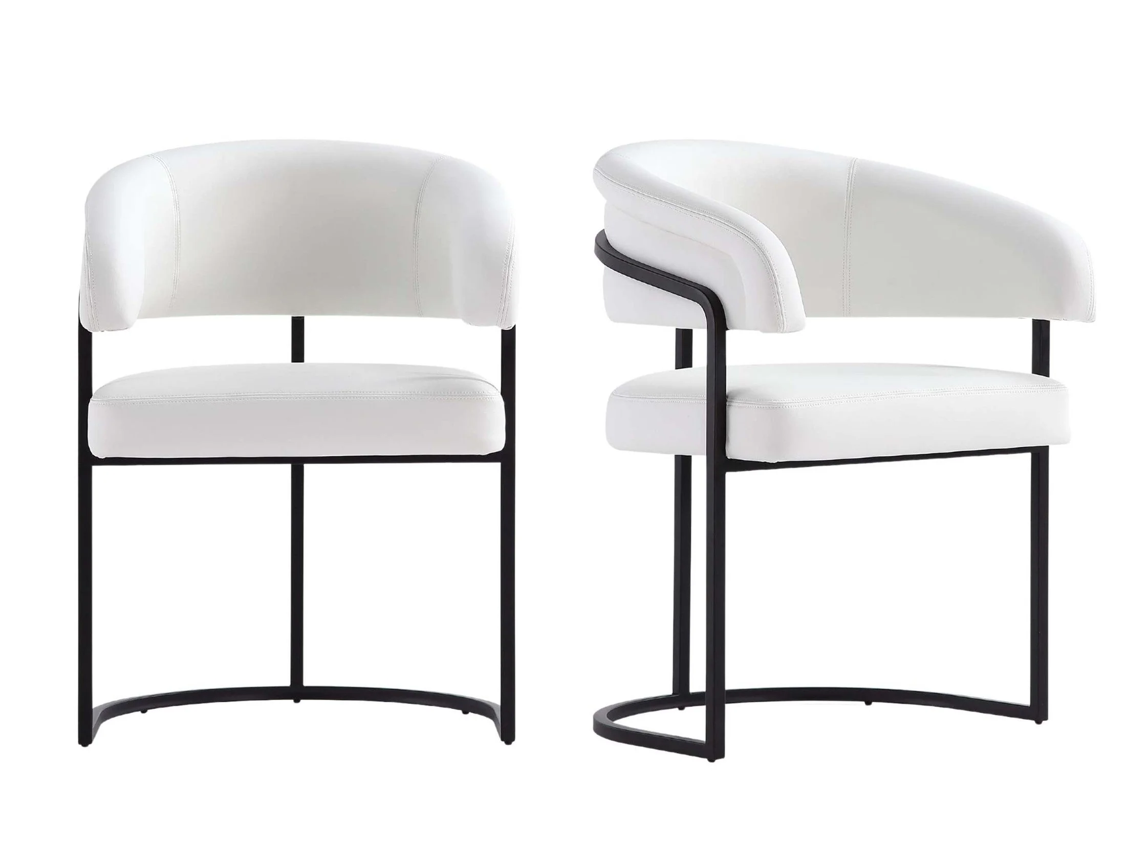 Augusta Dining Chair in White (set of 2)