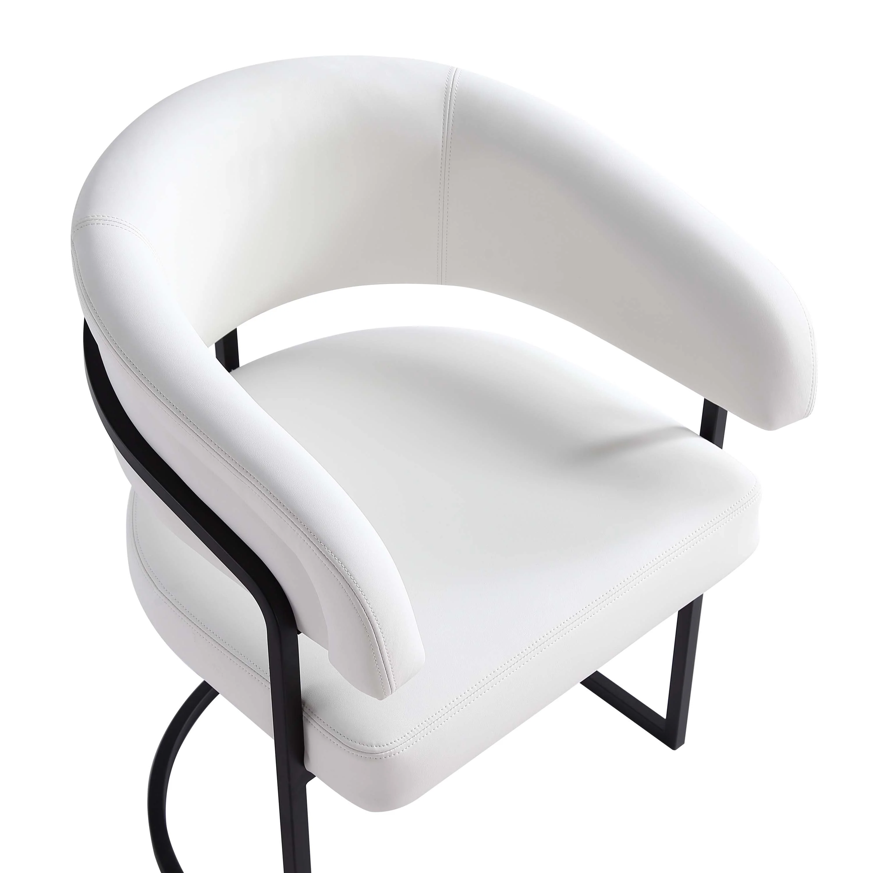 Augusta Dining Chair in White (set of 2) - Image 5