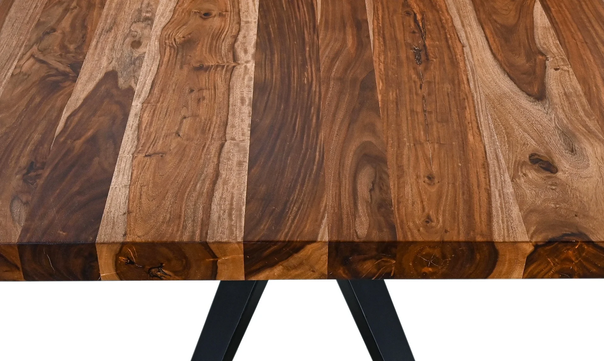 Austin Loft 94" Dining Table in Natural Sheesham - Image 11