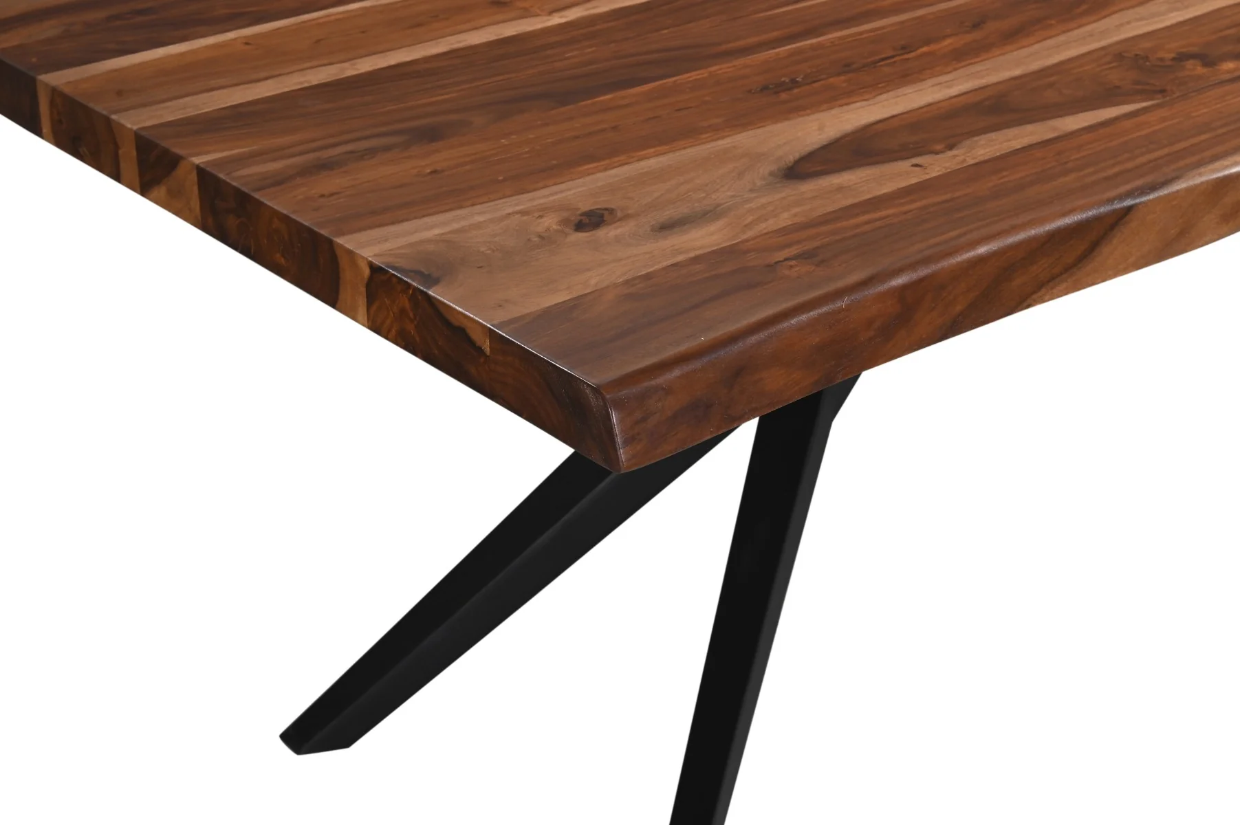 Austin Loft 94" Dining Table in Natural Sheesham - Image 3