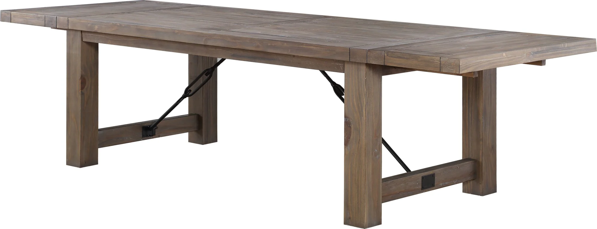 Autumn Flink Oak Solid Wood Extending Dining Table - Image 4