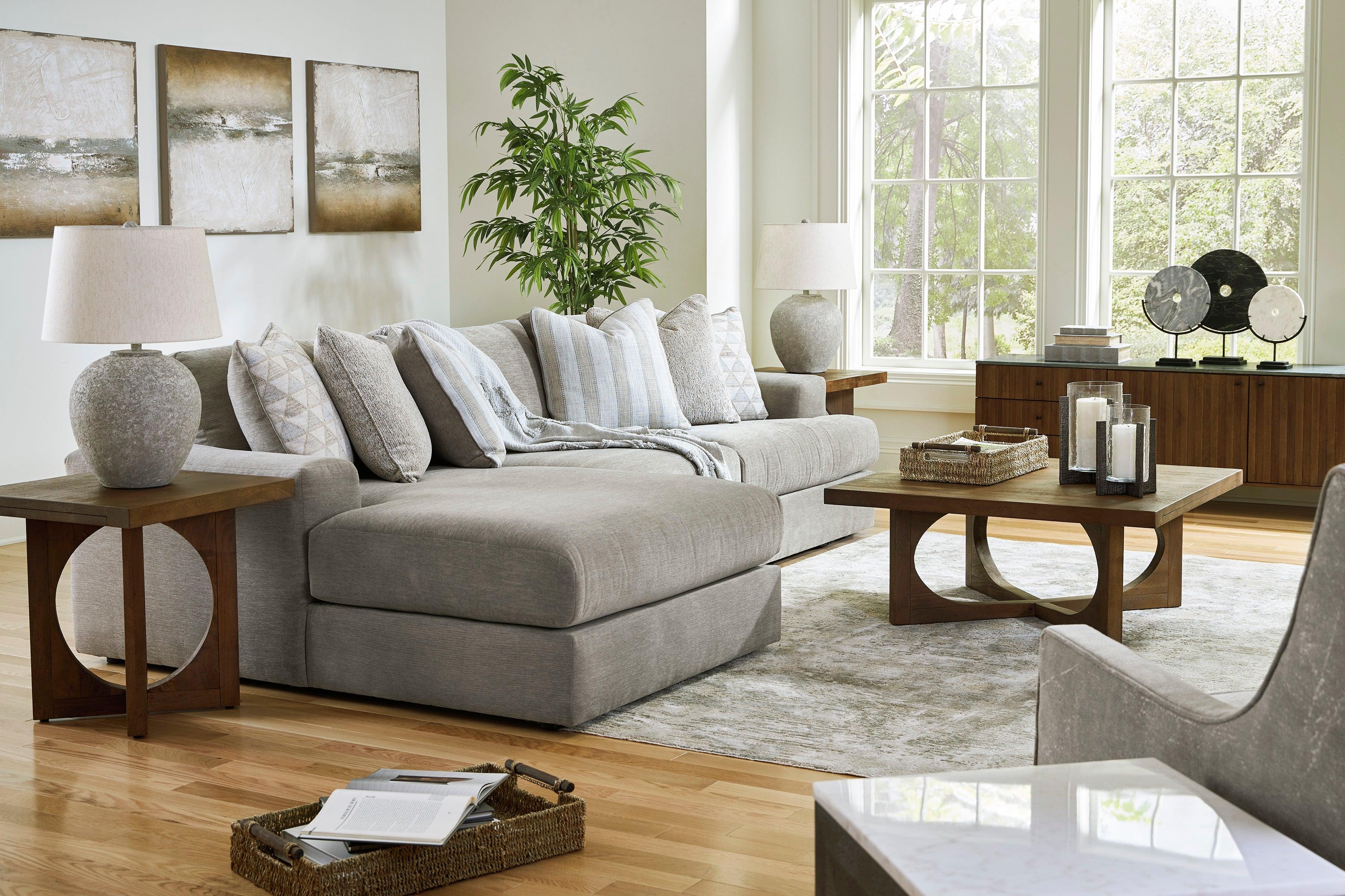 Avaliyah Ash 3-Piece Left Arm Facing (LAF) Chaise Sectional - Image 3