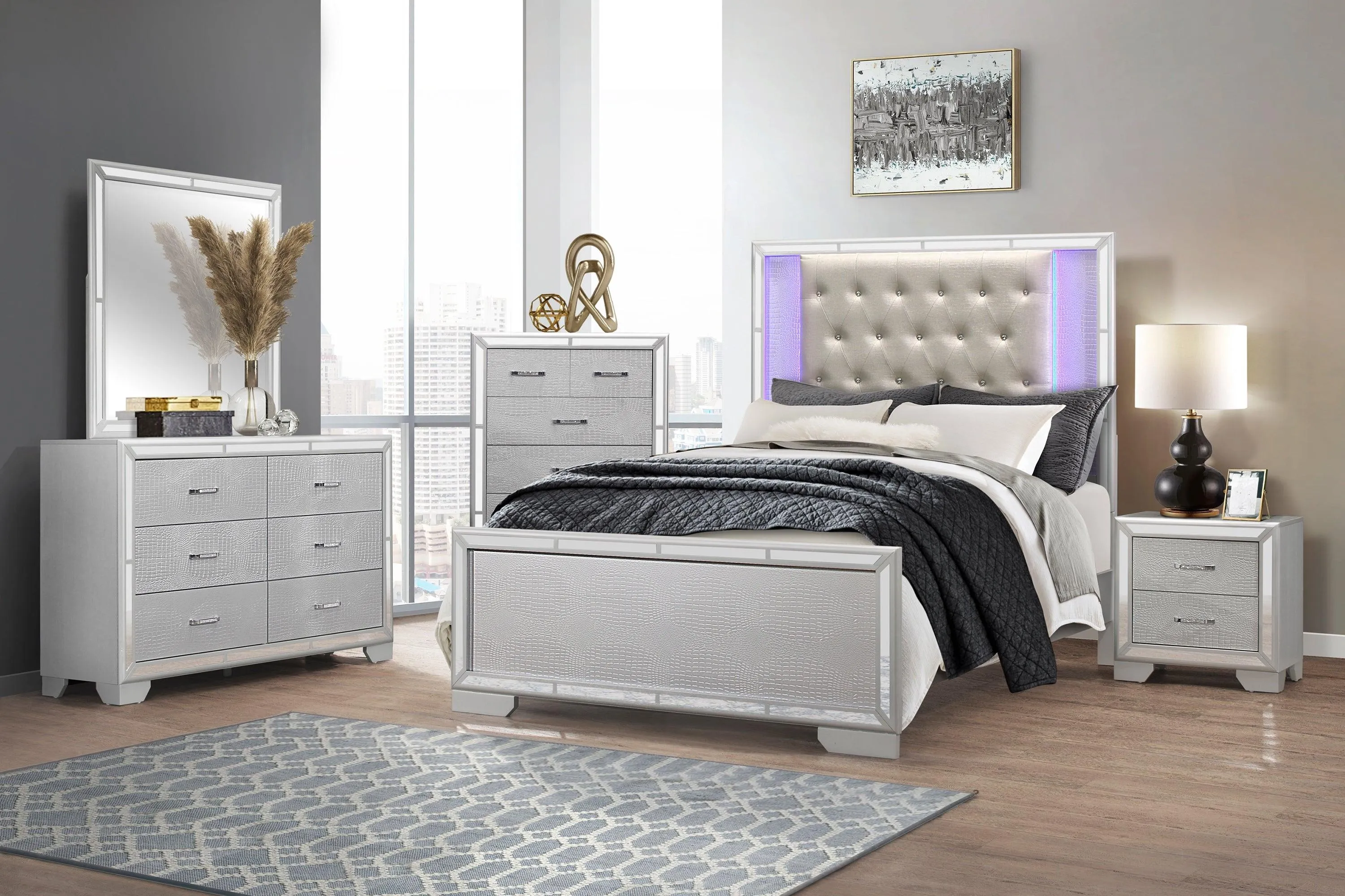 Aveline Silver Mirror (Mirror Only) - Image 2