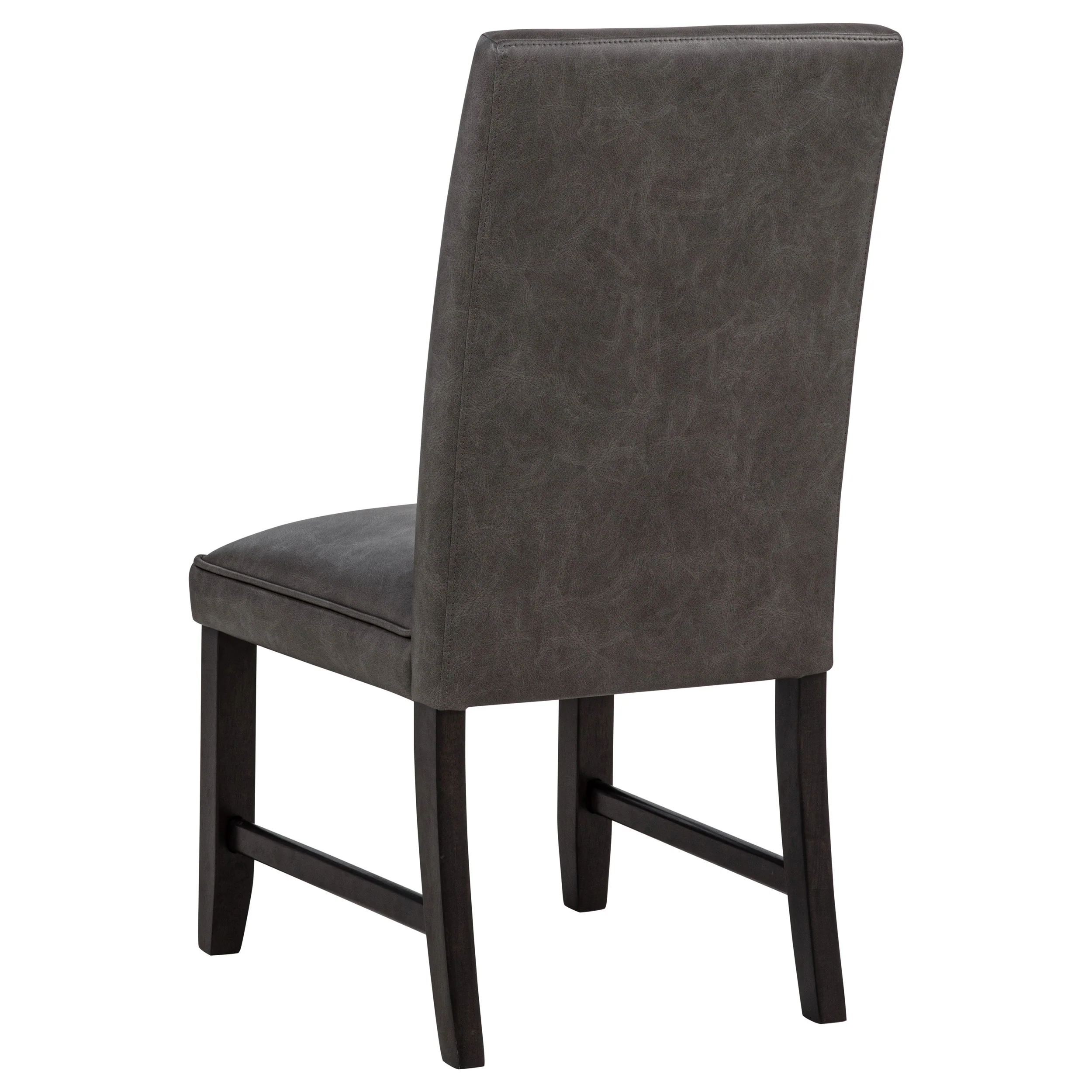 Averill Dark Grey and Coffee Bean 7-piece White Marble Top Dining Set - Image 5