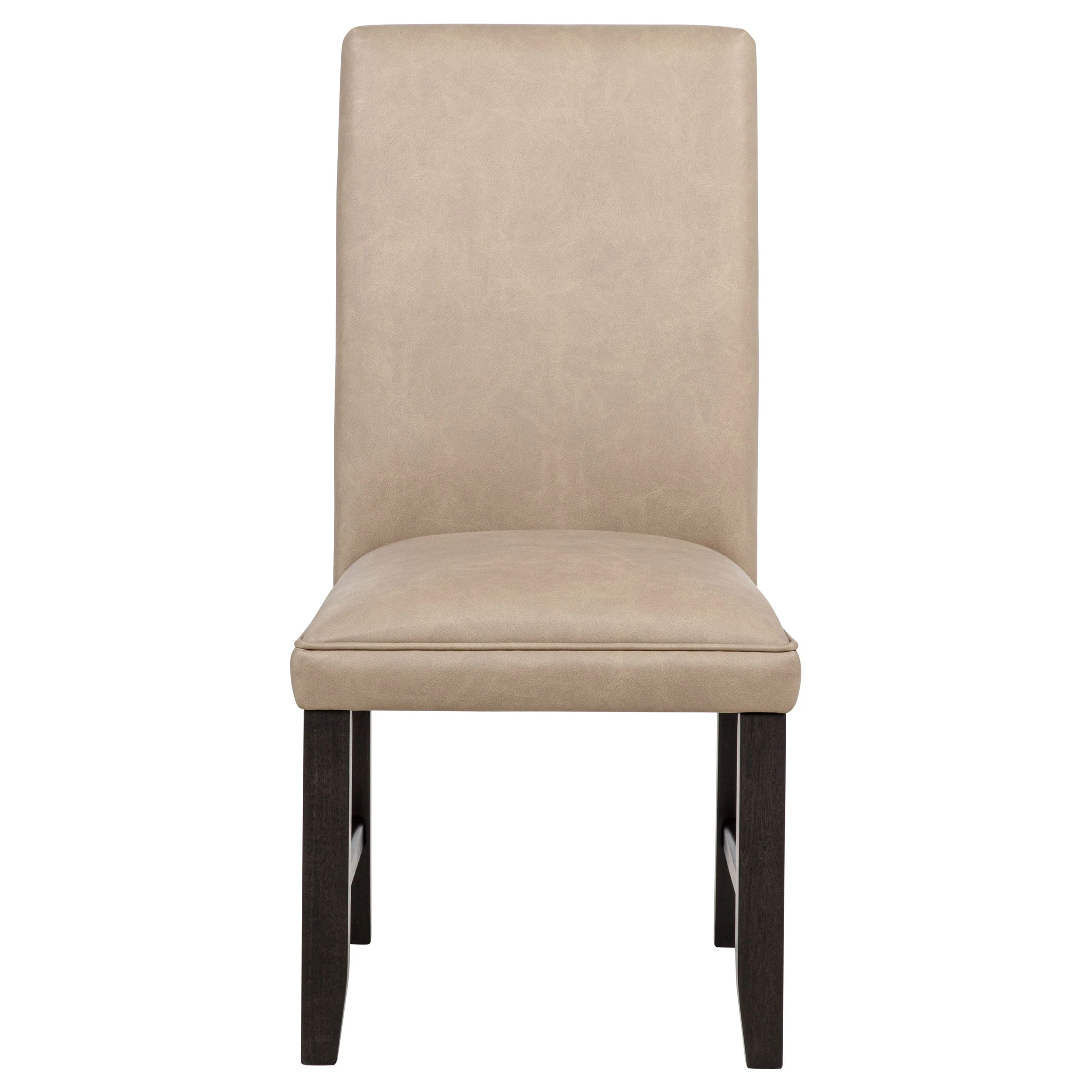 Averill Tan  Faux Leather Upholstered Dining Side Chair (Set of 2) - Image 4