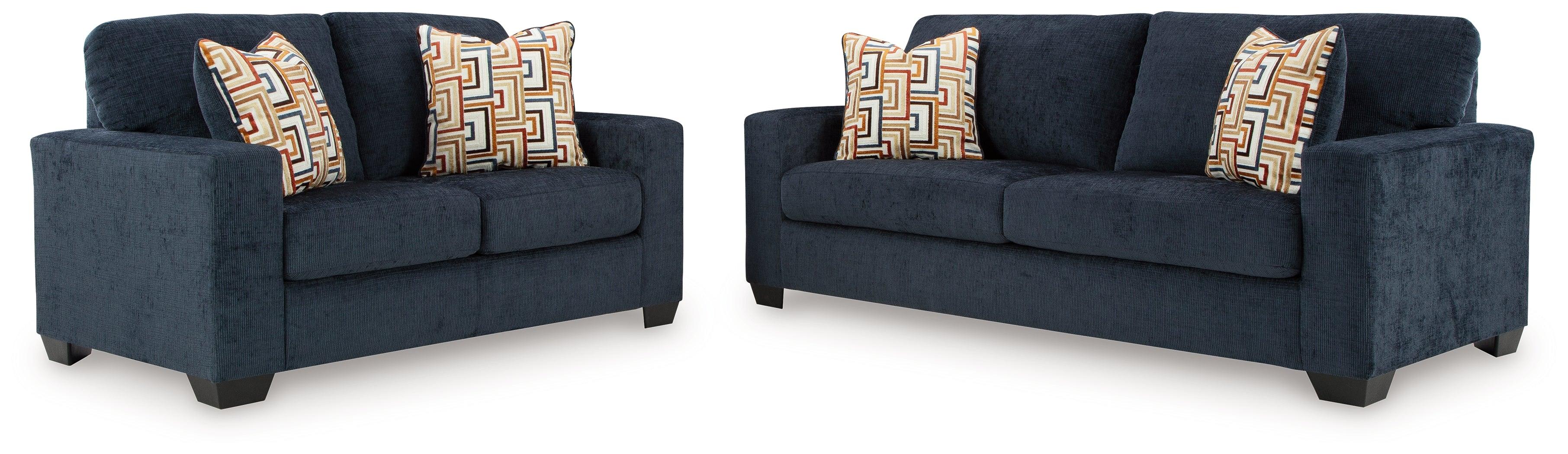 Aviemore Ink Sofa and Loveseat - Image 3