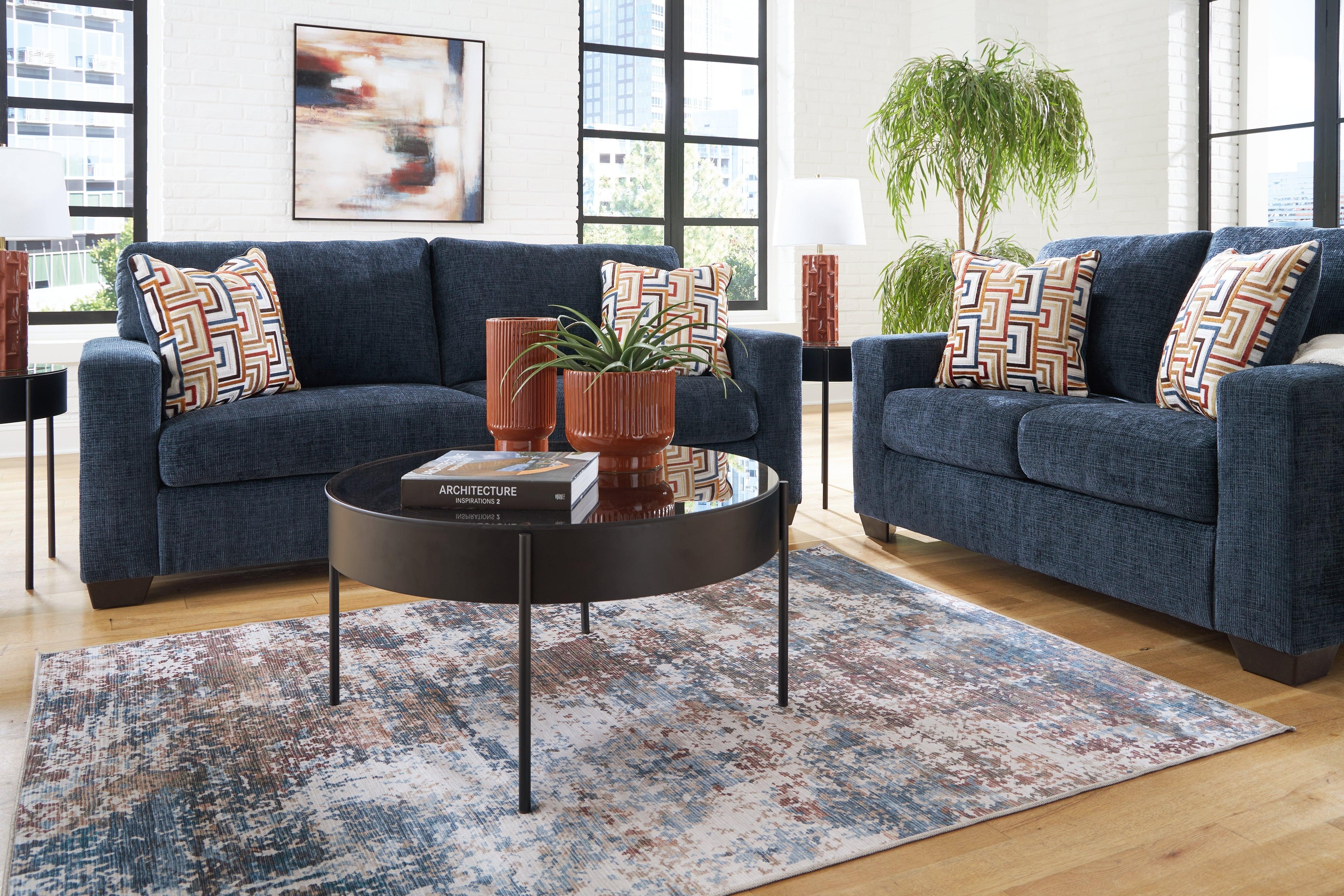 Aviemore Ink Sofa and Loveseat - Image 4