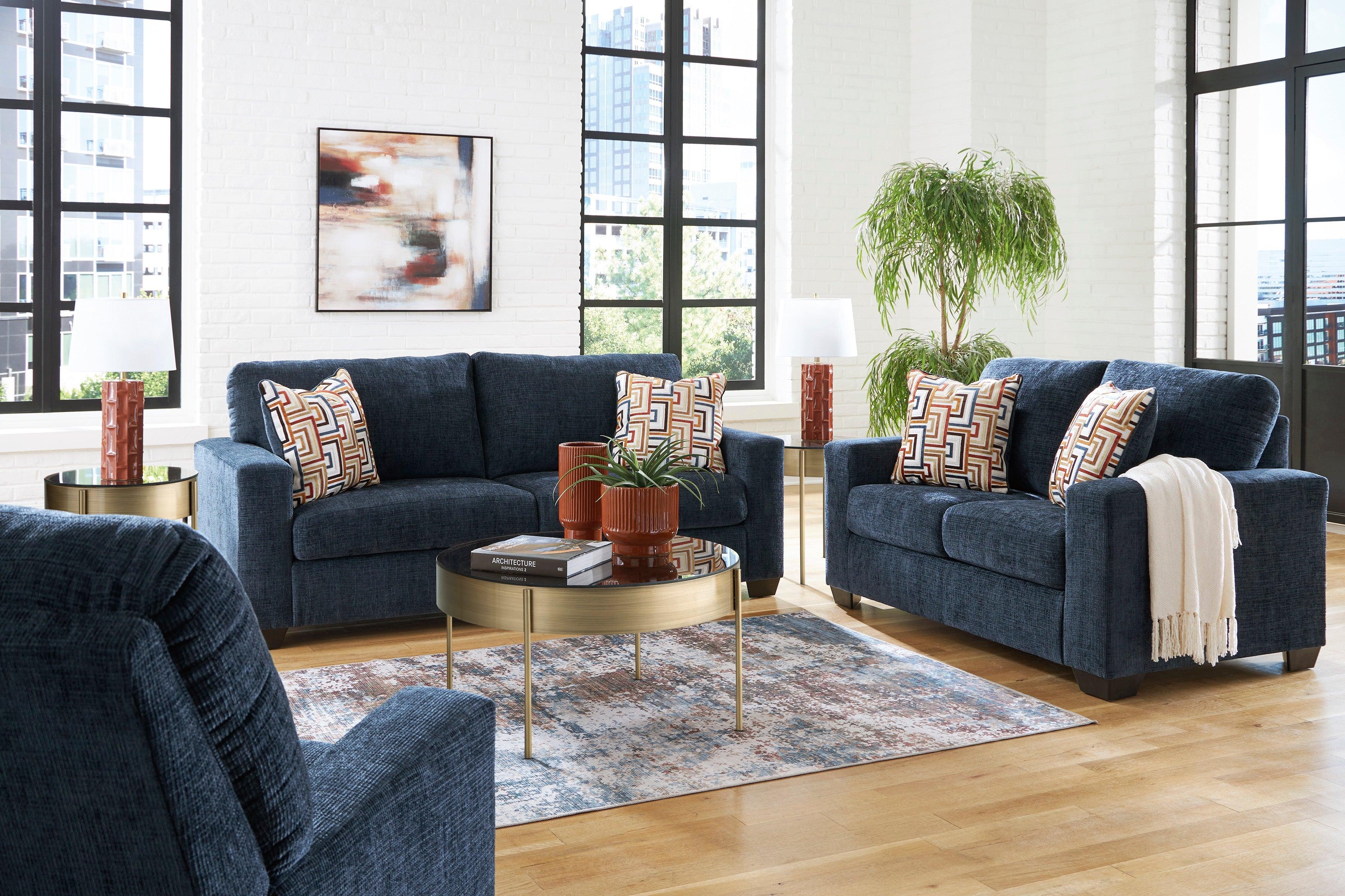 Aviemore Ink Sofa and Loveseat - Image 7