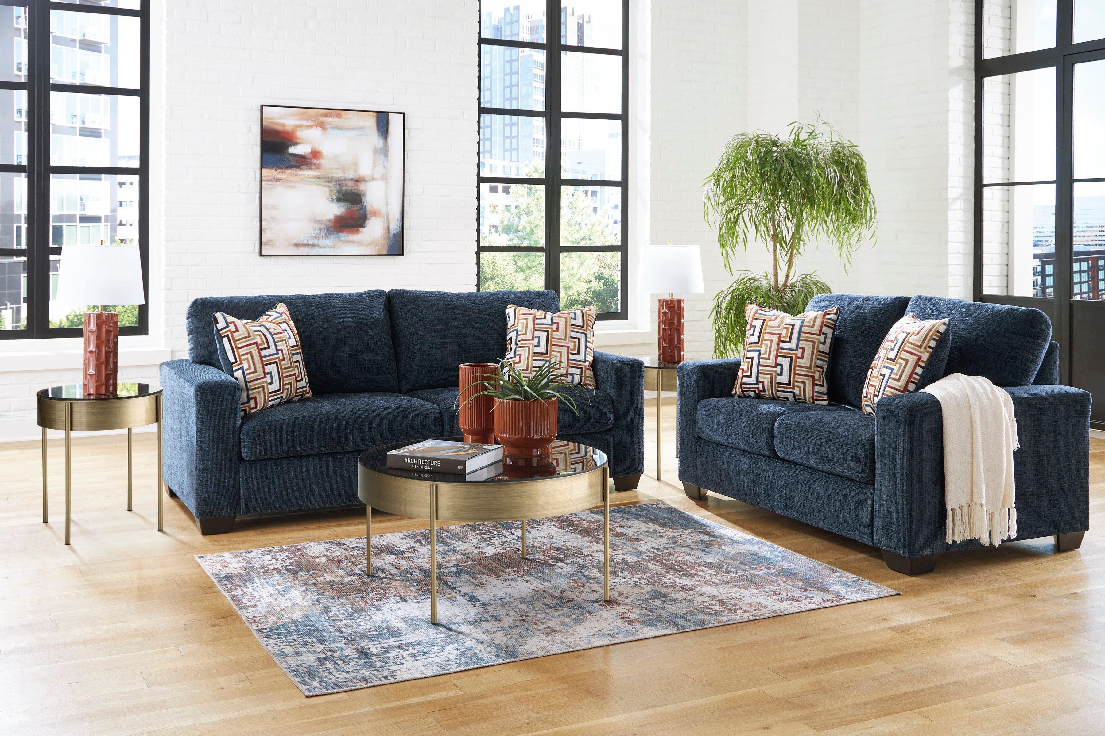 Aviemore Ink Sofa and Loveseat - Image 8