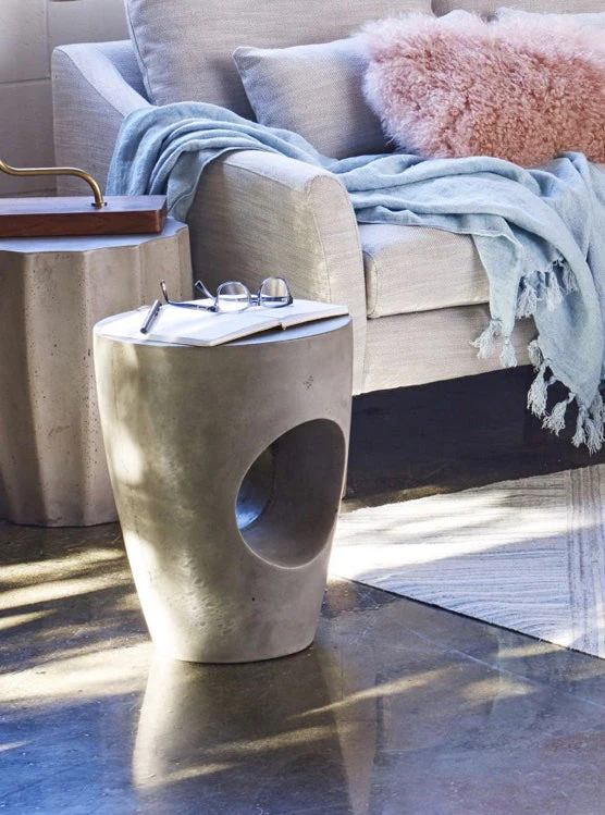 Aylard Outdoor Stool Dark Grey - Image 2