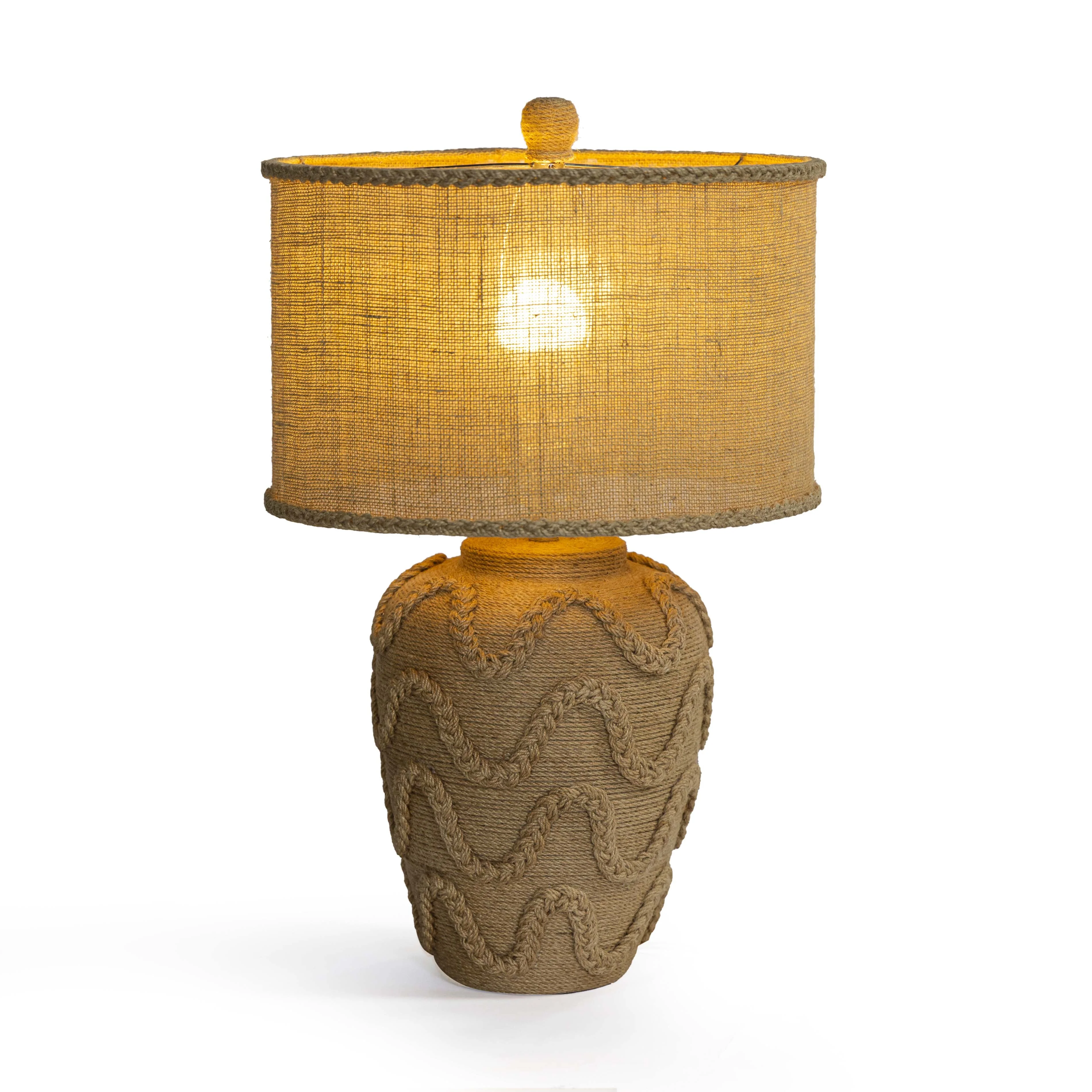 Baha Natural Bamboo Jute Table Lamp - Image 2
