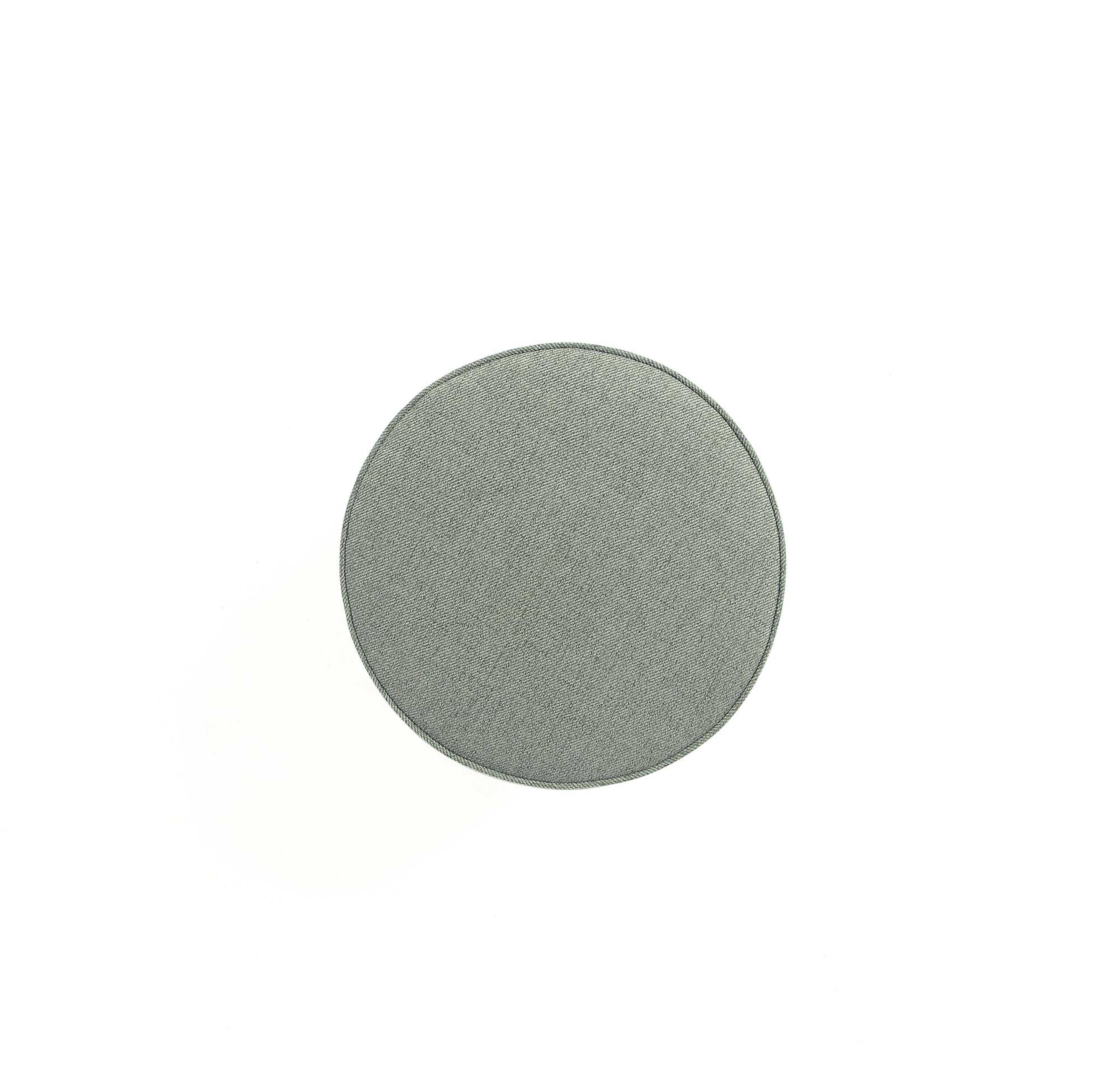 Bailey Ottoman in Sage Green with Black Feet (set of 2) - Image 7