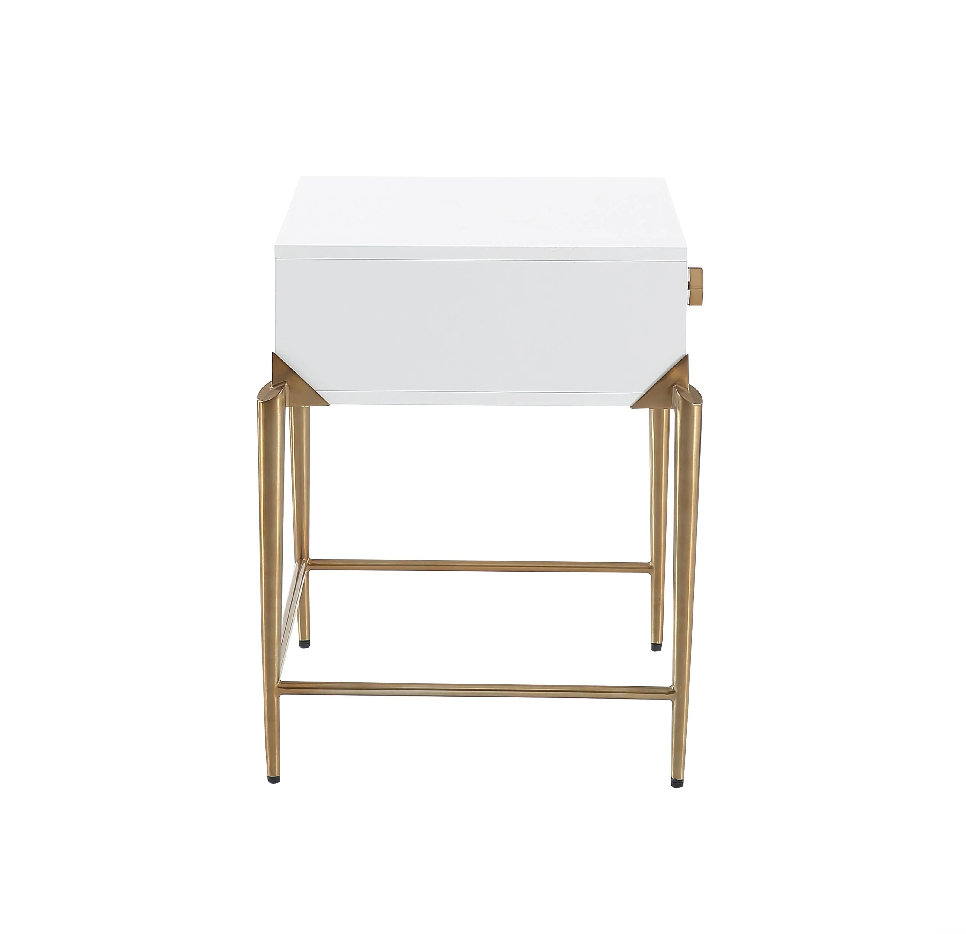 Bajo White Lacquer Side Table - Image 4