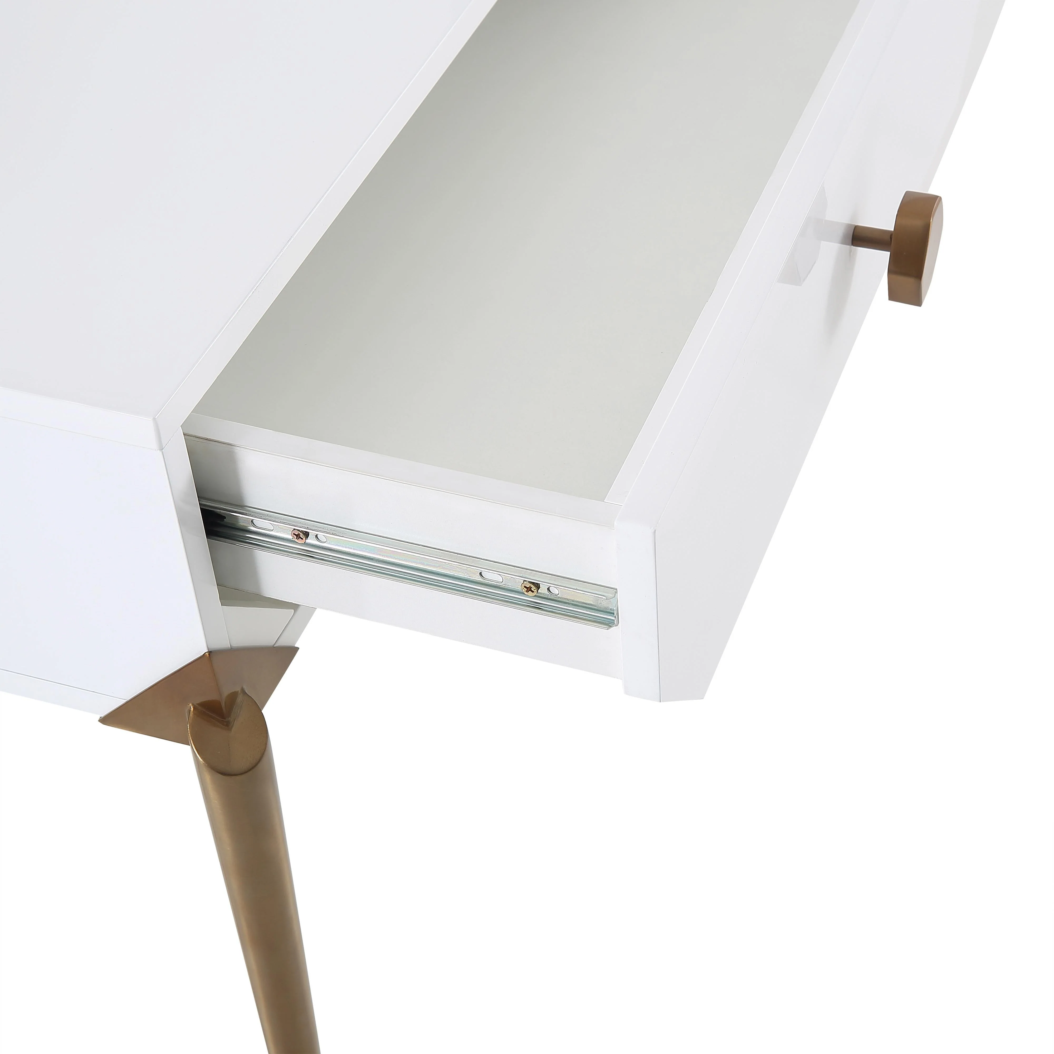 Bajo White Lacquer Side Table - Image 5