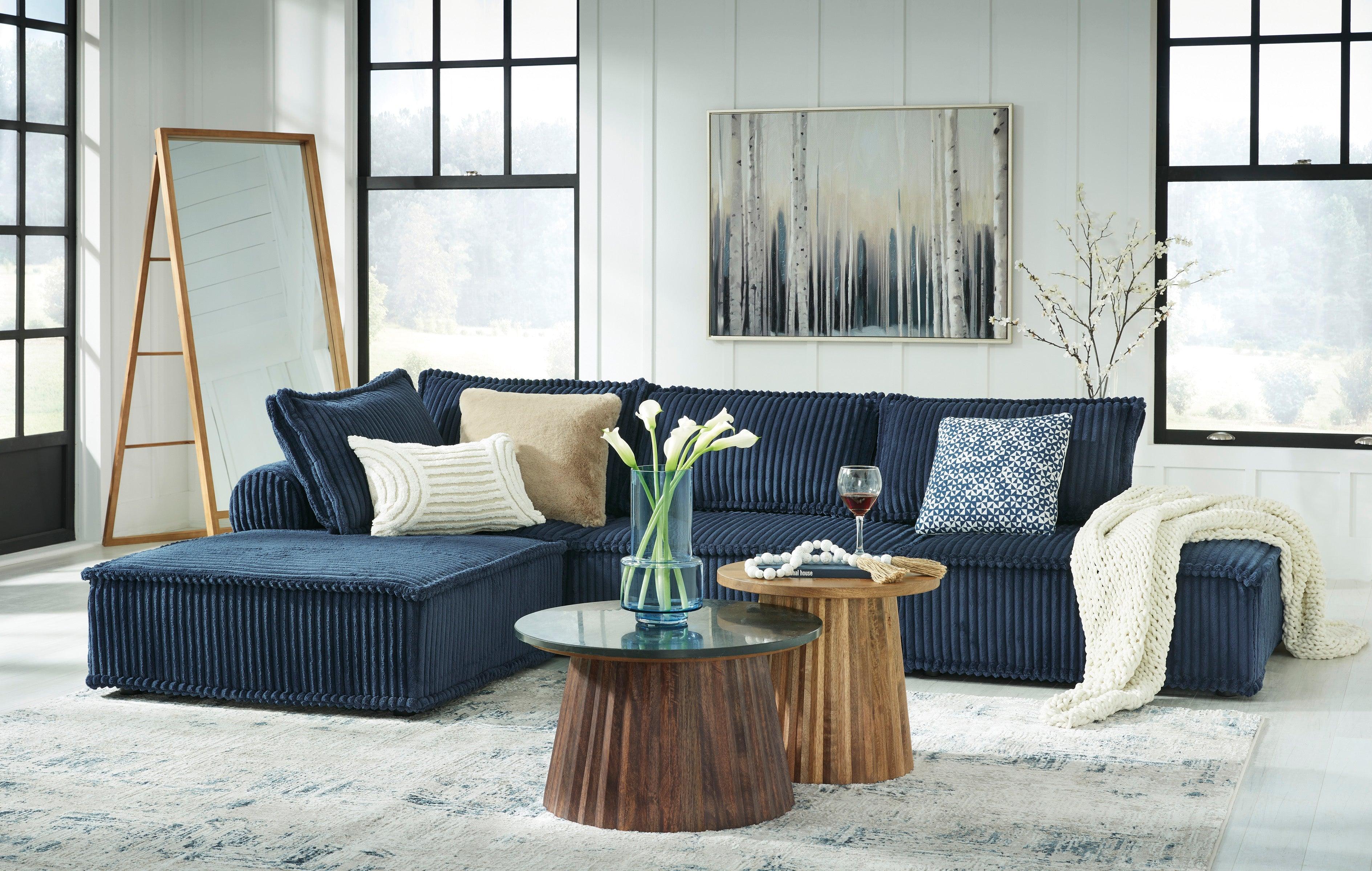 Bales Navy 4-Piece Modular Seating - Image 9